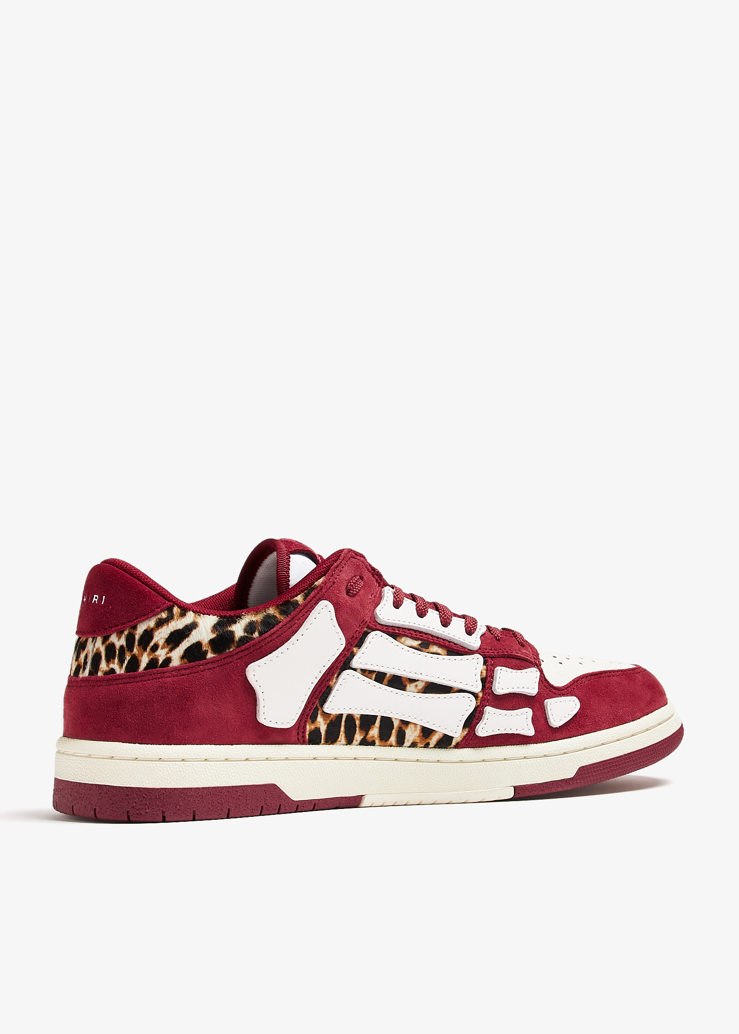 スニーカー AMIRI SS25 VARISTY SKEL LOW TOP (AWFOSR1062 DEEP RED) Varsity Skel Top Low Sneakers Deep Red | The Webster