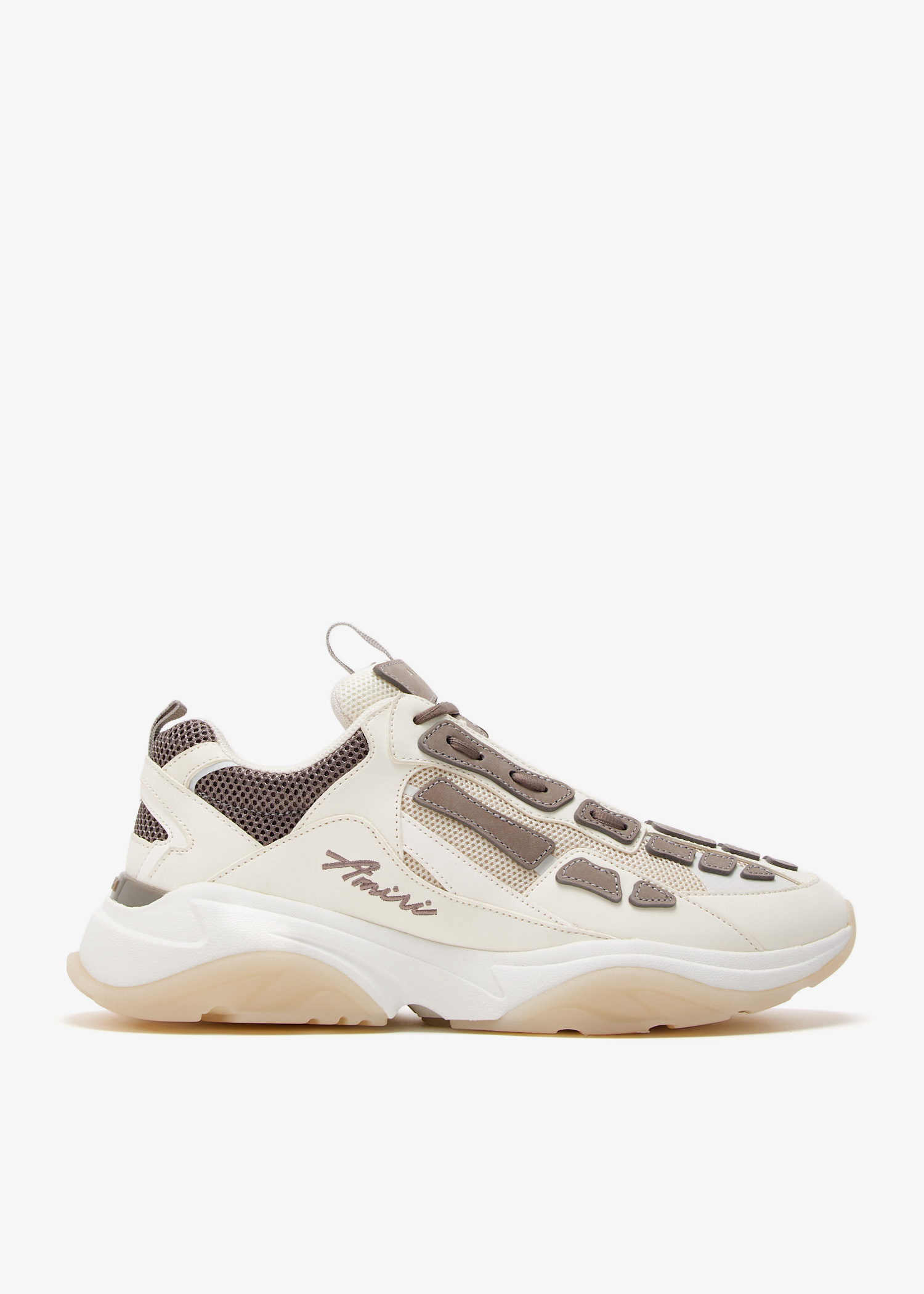 AMIRI Bone runner sneakers for Men - Beige in UAE | Level Shoes