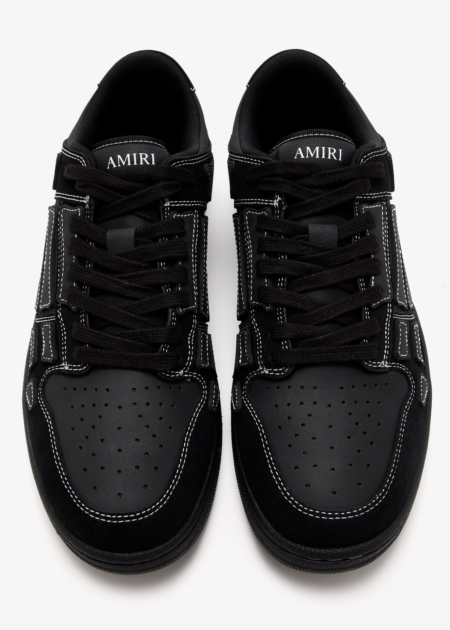 スニーカー AMIRI SNEAKER (AMFOSR1111 BLACK) AMIRI Sneaker Skel Top Low black in leather and suede