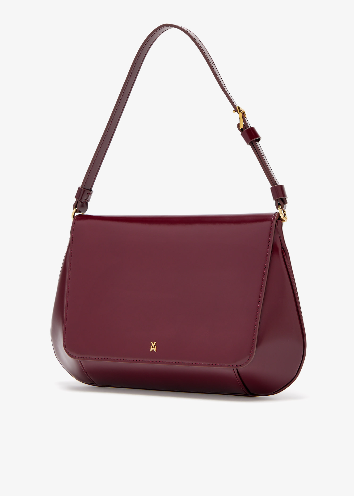 Amina Muaddi Ami shoulder bag for Women - Burgundy in UAE