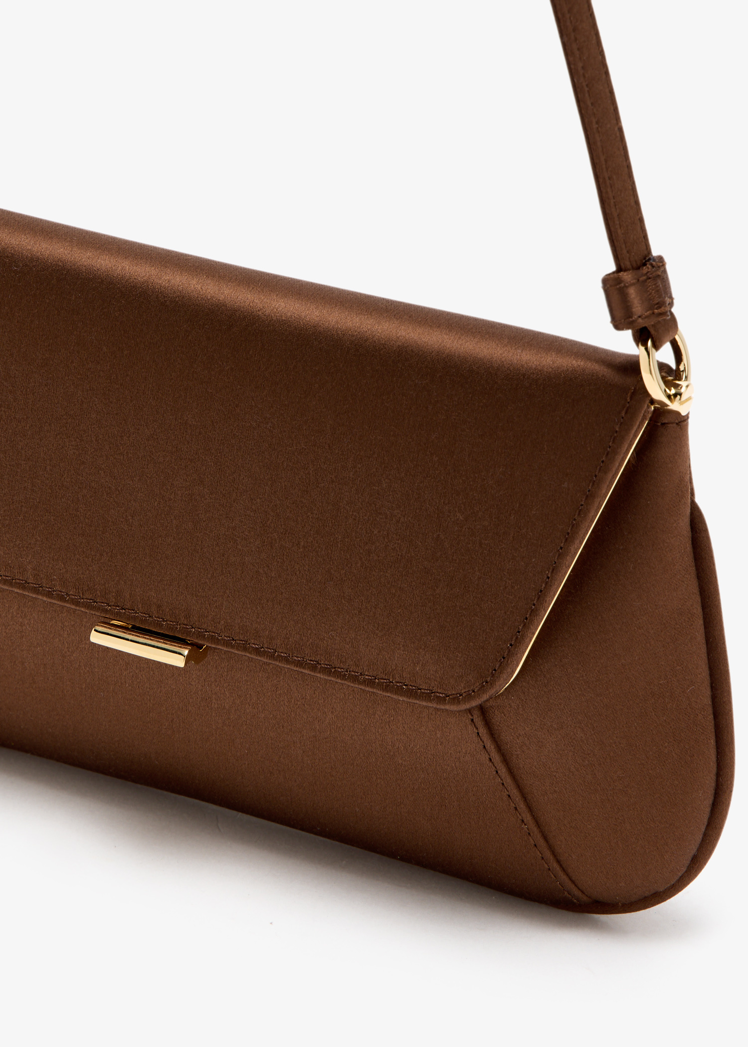 Amina Muaddi Ami mini shoulder bag for Women - Brown in UAE