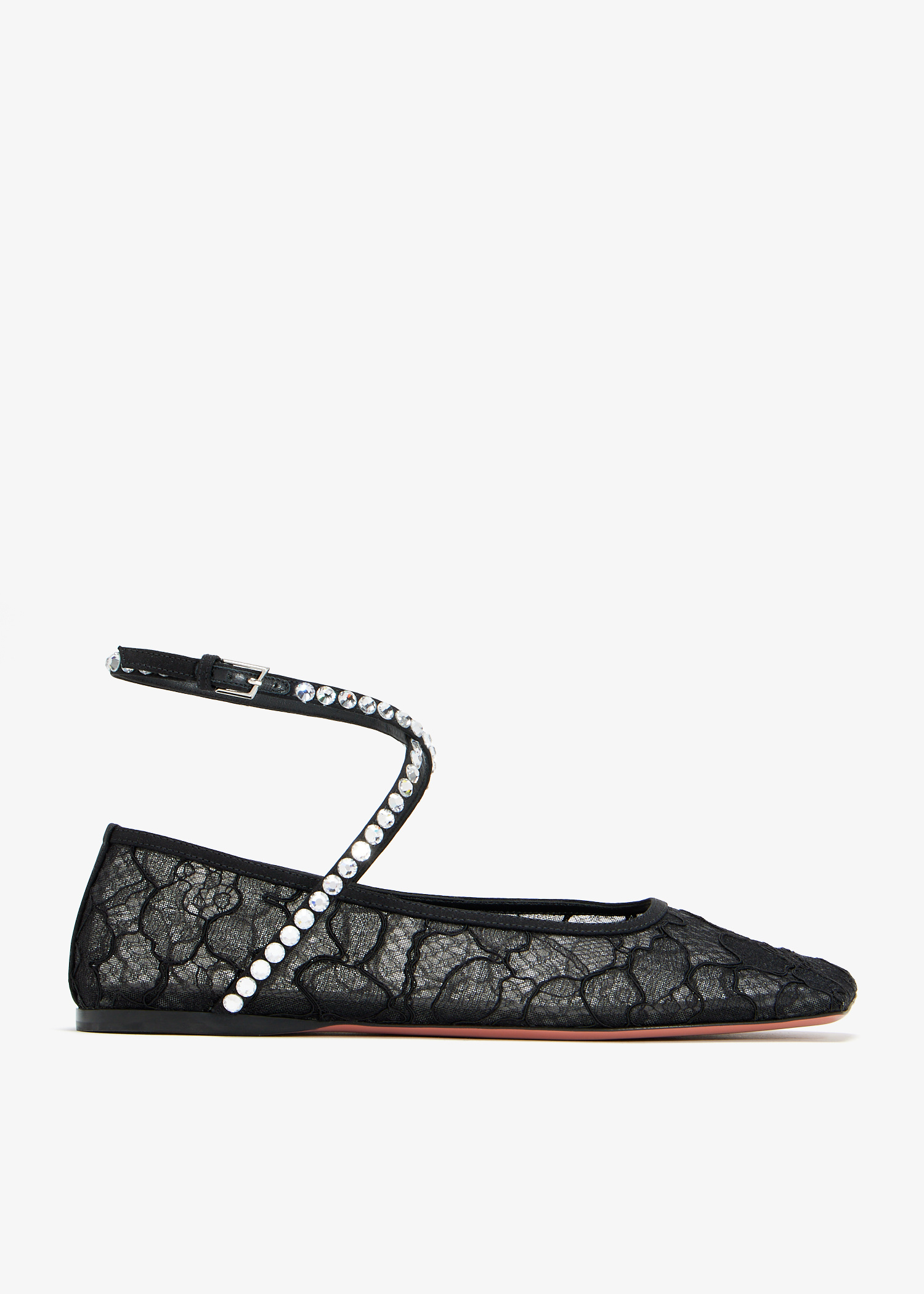 VIP【関税送料無料】希少 AMINA MUADDI BALLETFLATS Amina Muaddi Ane ballet flats for Women - Black in UAE