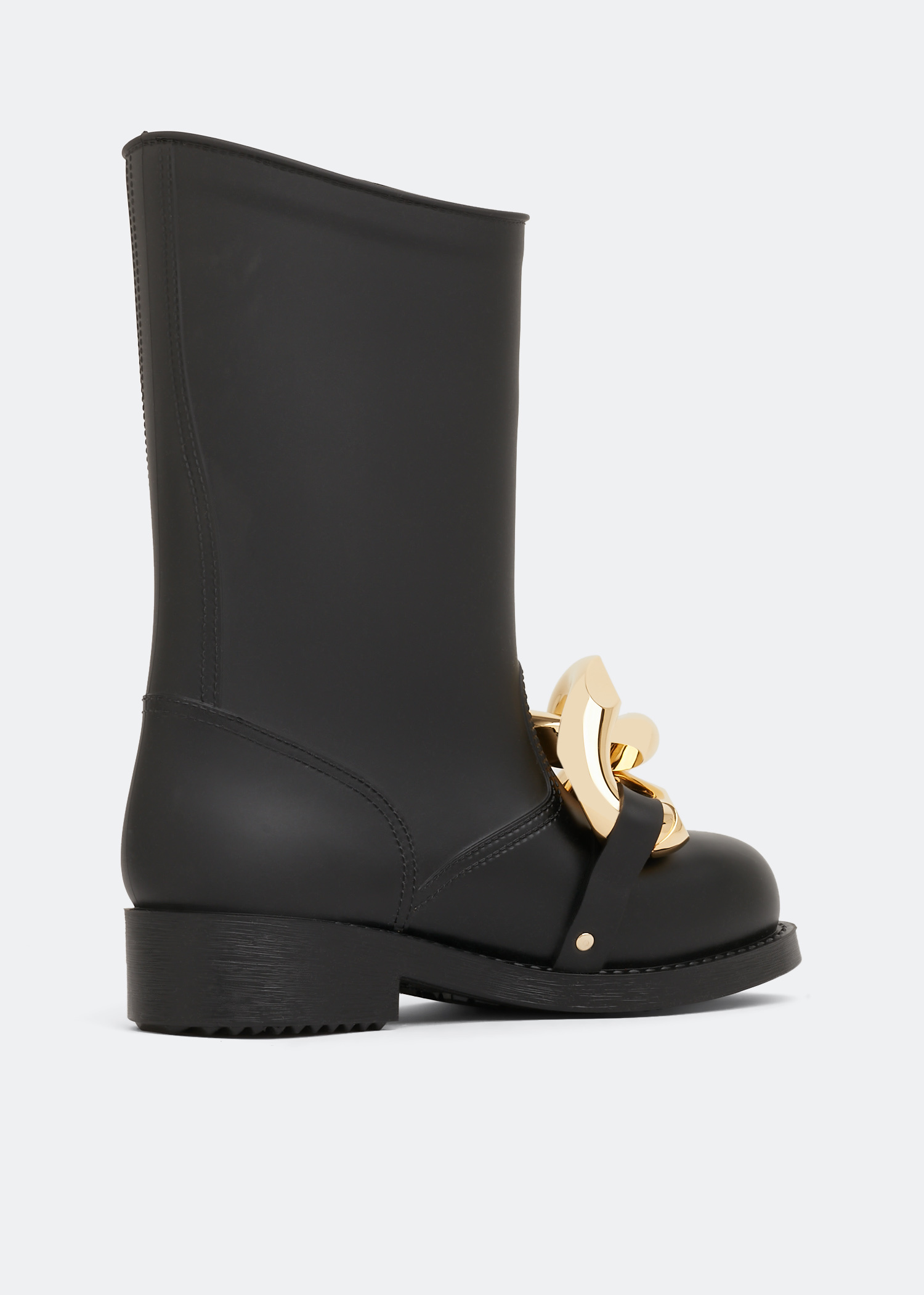 JW Anderson High Chain rubber boots for Women - Black in UAE