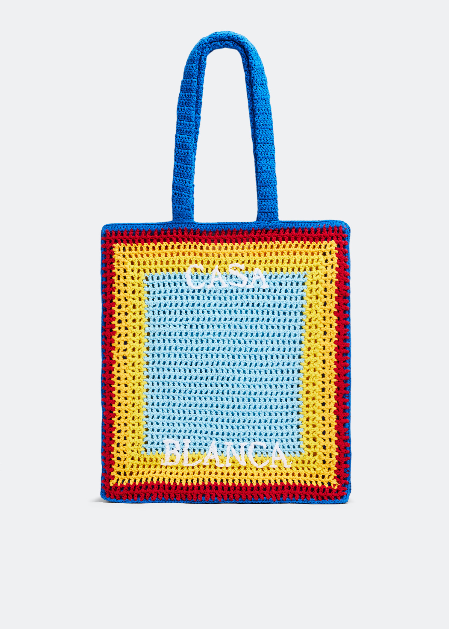 Casablanca Arch Crochet Bag for Men - Blue in USA | Level Shoes