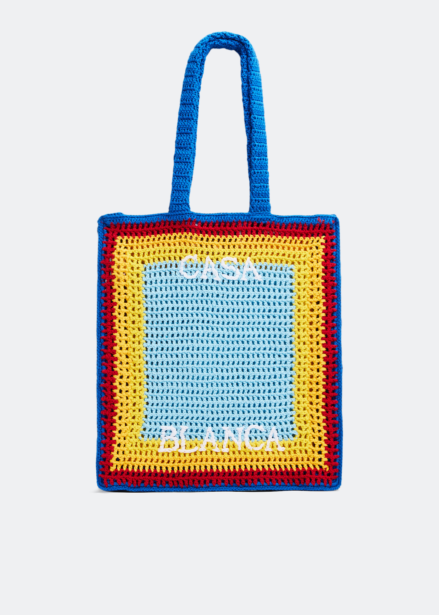 Casablanca Arch Crochet Bag for Men - Blue in USA | Level Shoes