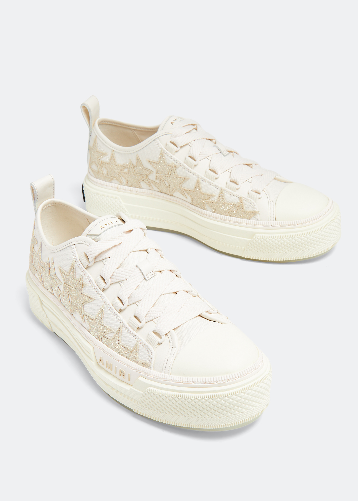 スニーカー AMIRI AWFOSR1118 Sneakers Stars Court low woman's WOMEN- WOMEN'S STARS COURT LOW - WHITE/PINK | AMIRI
