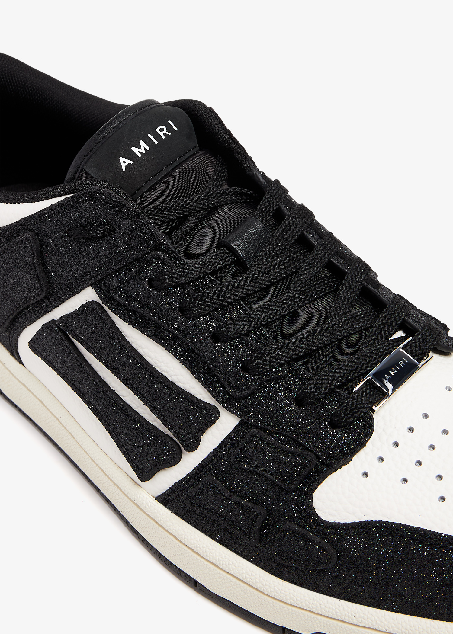 AMIRI Shimmer Skel low-top sneakers for Women - Black in UAE AMIRI Shimmer Skel low-top sneakers for Women - Black in UAE