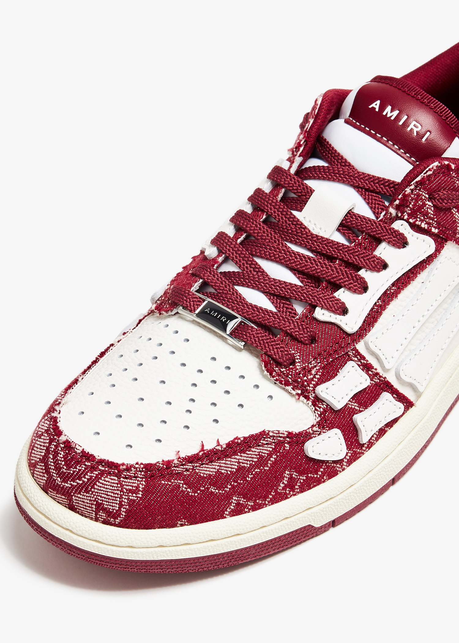 AMIRI Bandana Skel low-top sneakers for Women - Red in UAE AMIRI Bandana Skel low-top sneakers for Women - Red in UAE