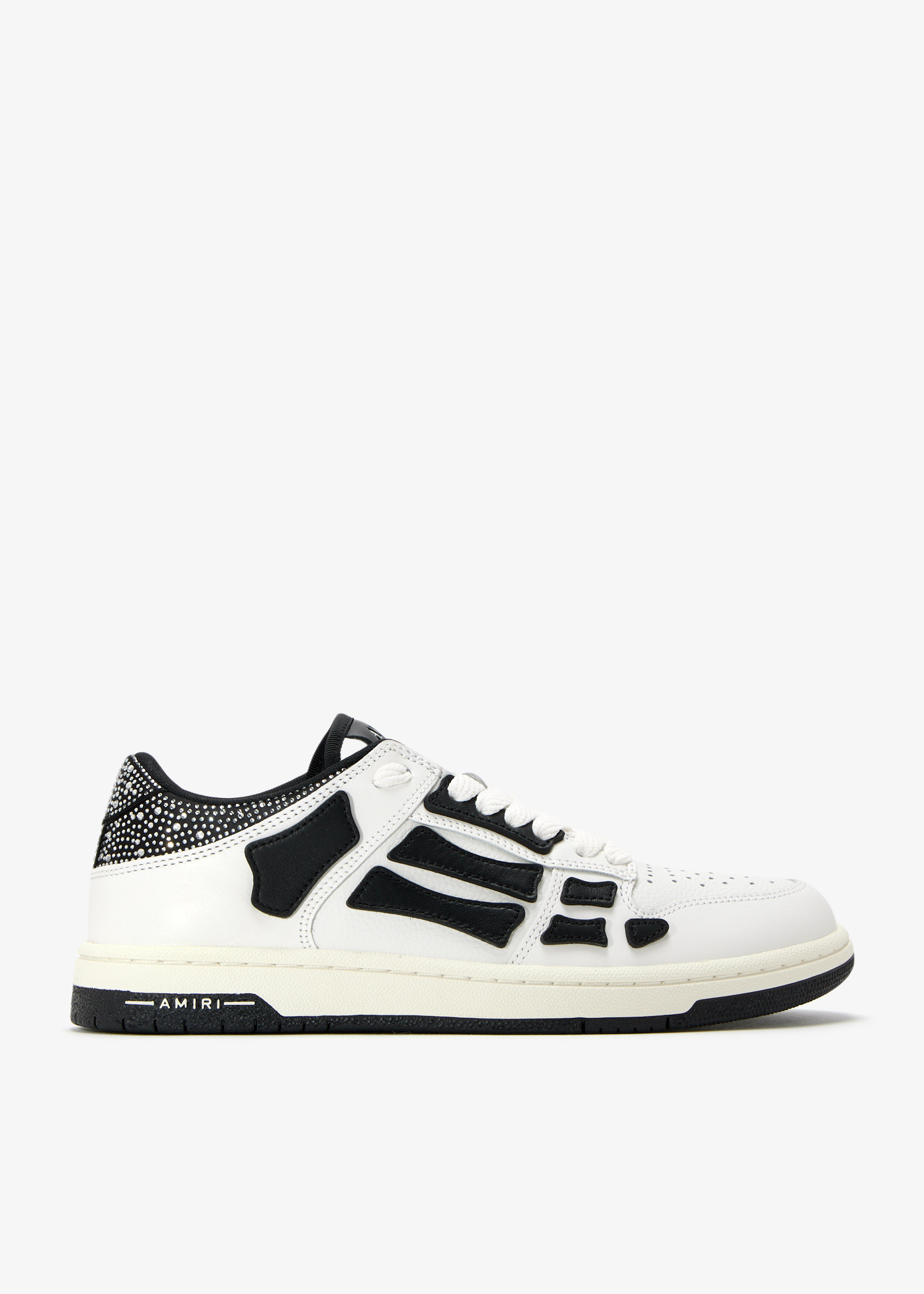 スニーカー AMIRI AWFOSR1114 Sneakers Crystal satin skel top low AMIRI Crystal Skel low-top sneakers for Women - White in USA