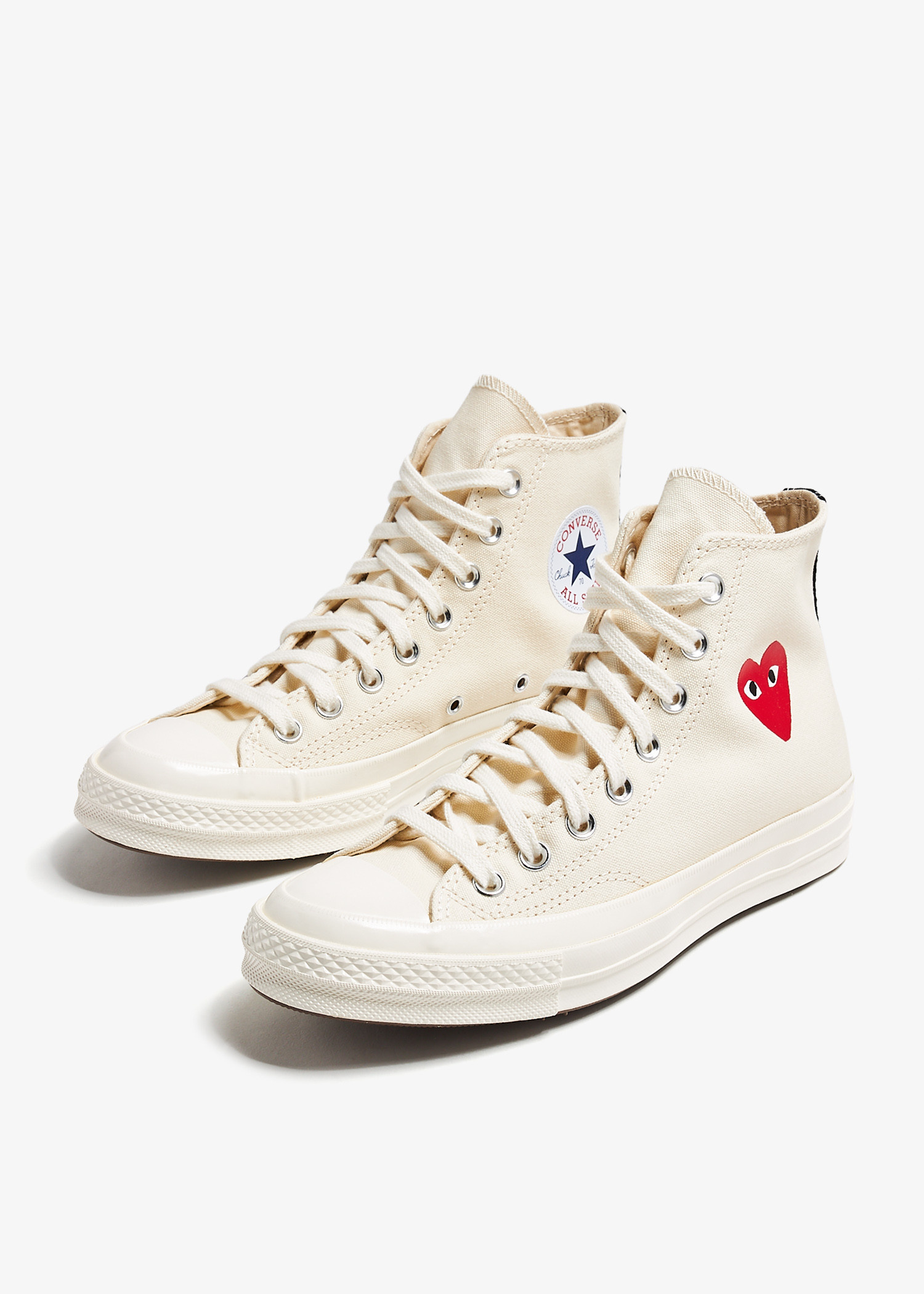 スニーカー COMME des GARCONS SNEAKER (AZK129001 WHITE) Comme des Garçons PLAY X Converse sneakers for ADULT-UNISEX