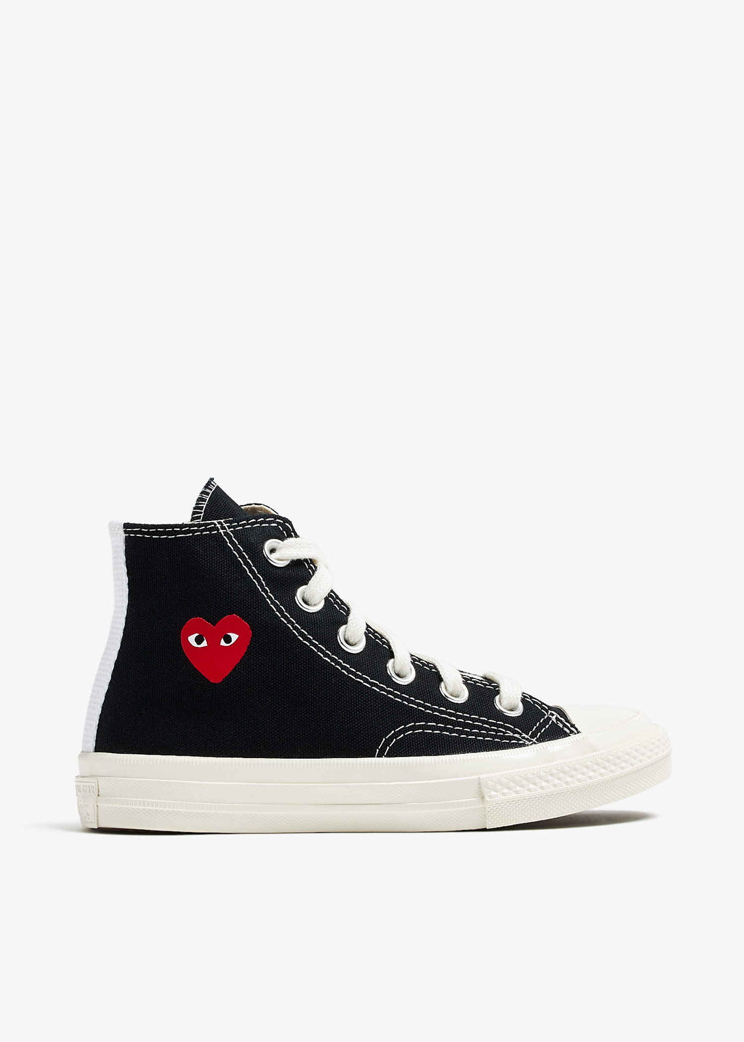 ★Play Comme des Garcons★SA7100HL BLACK★大人気★ Comme des Garçons PLAY X Converse sneakers for Kids Unisex