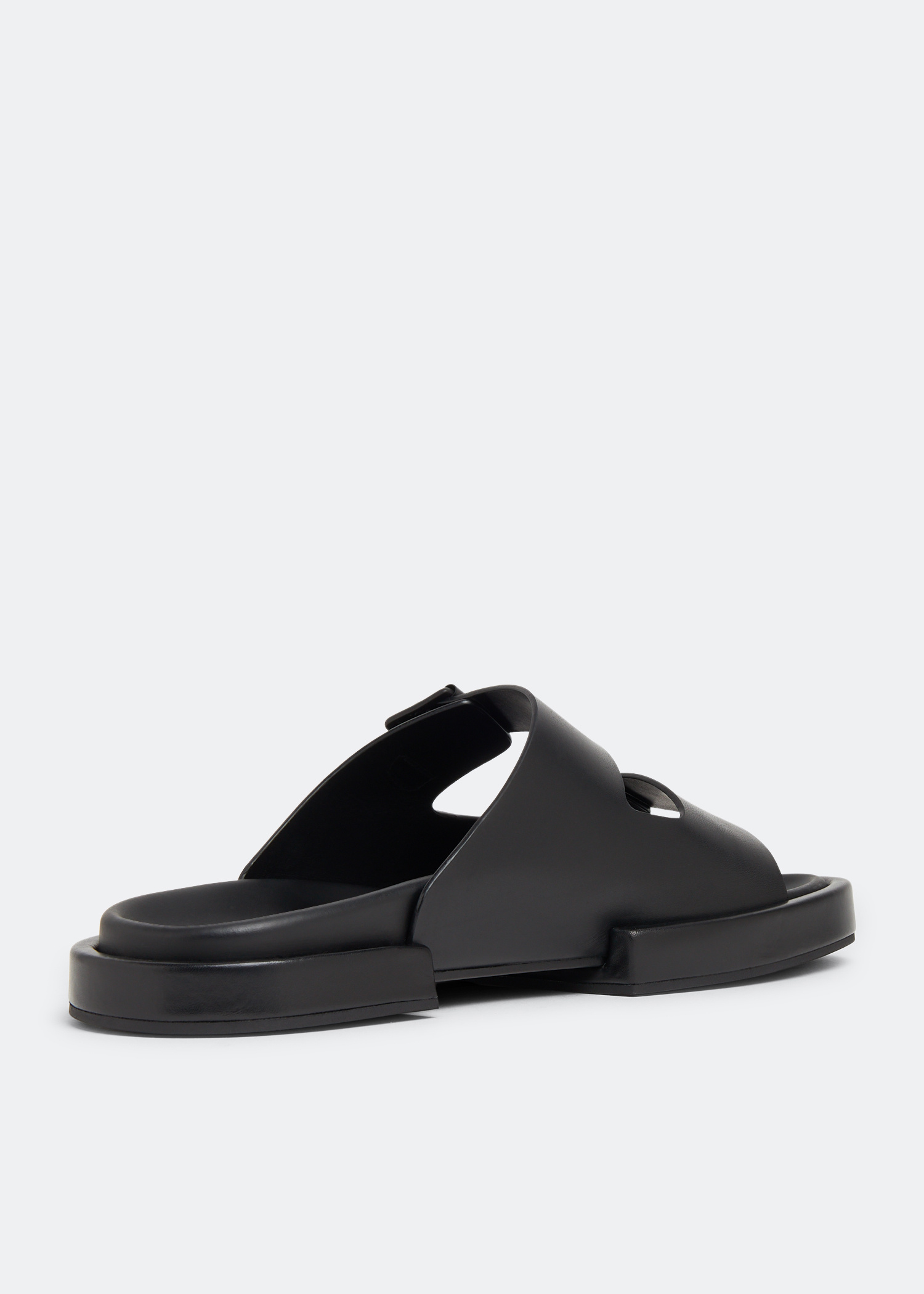 【関税込み】Block Henri Sandals - Ann Demeulemeester - Black Ann Demeulemeester Block Henri Sandals - Black - Leather