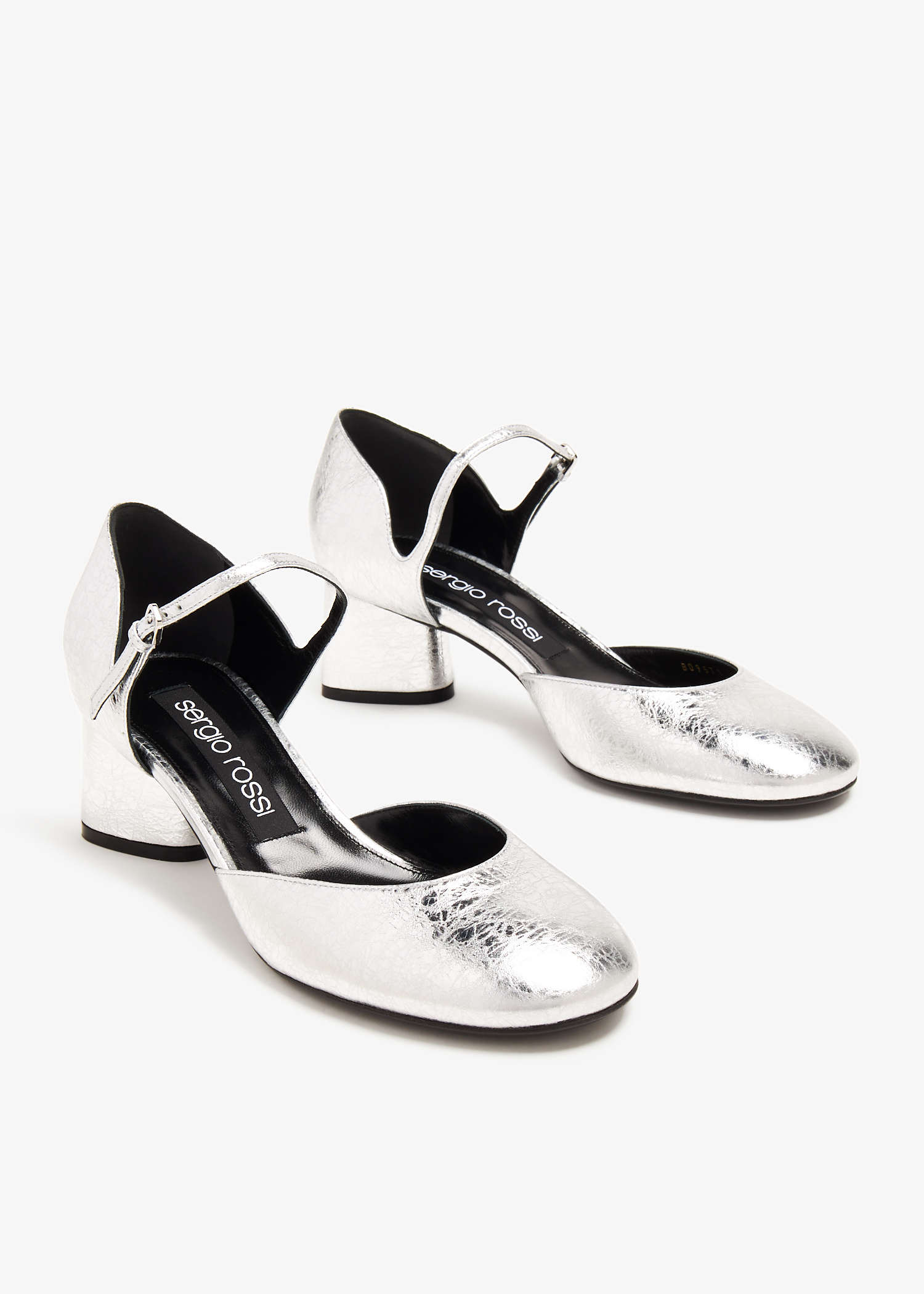 Sergio Rossi SR Pilier pumps for Women - Silver in UAE
