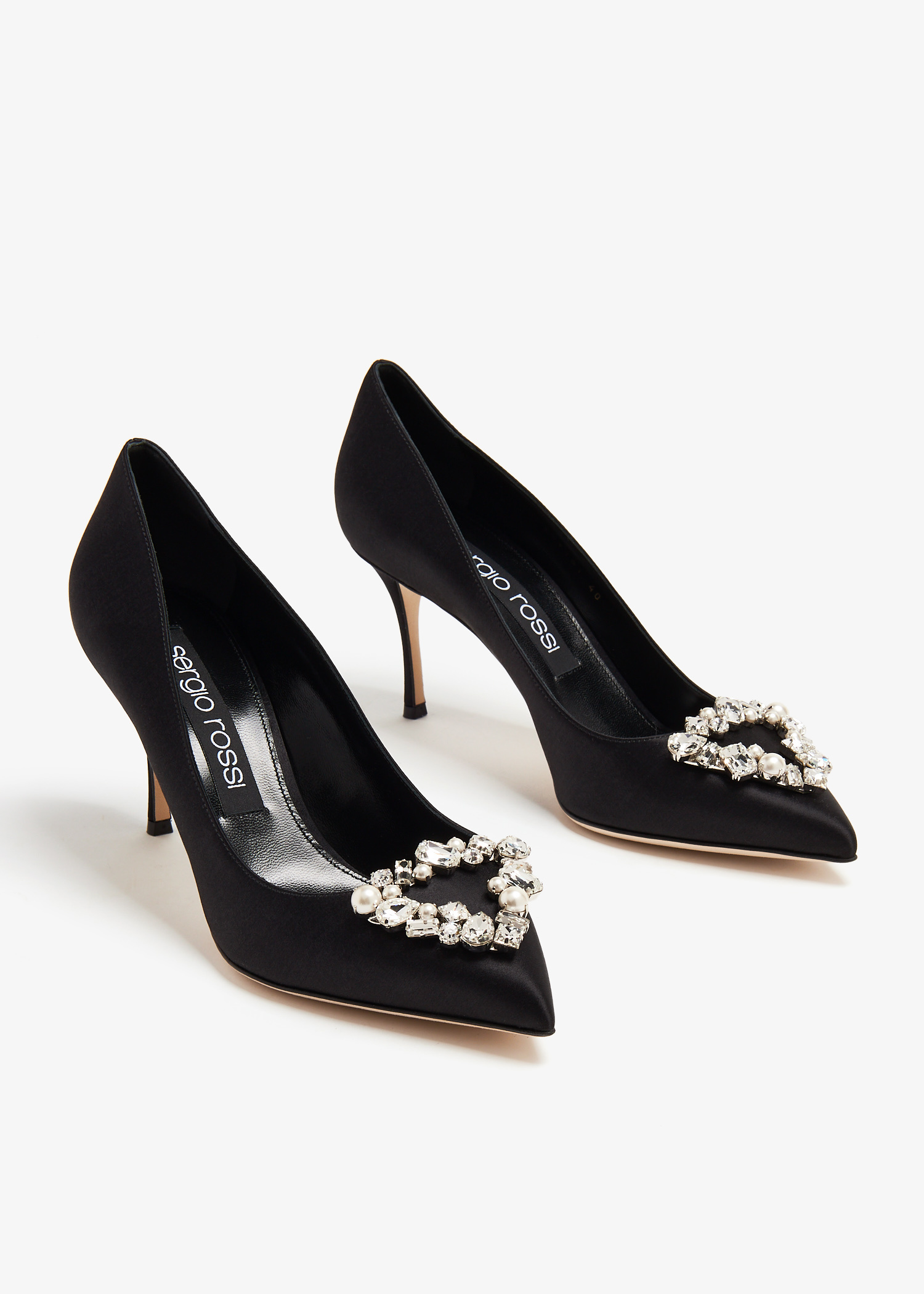 【直営店】Sergio Rossi sr Godiva Precious - Ballerinas Ballerinas Blue Flat: 10mm, sr Godiva Precious - Ballerinas