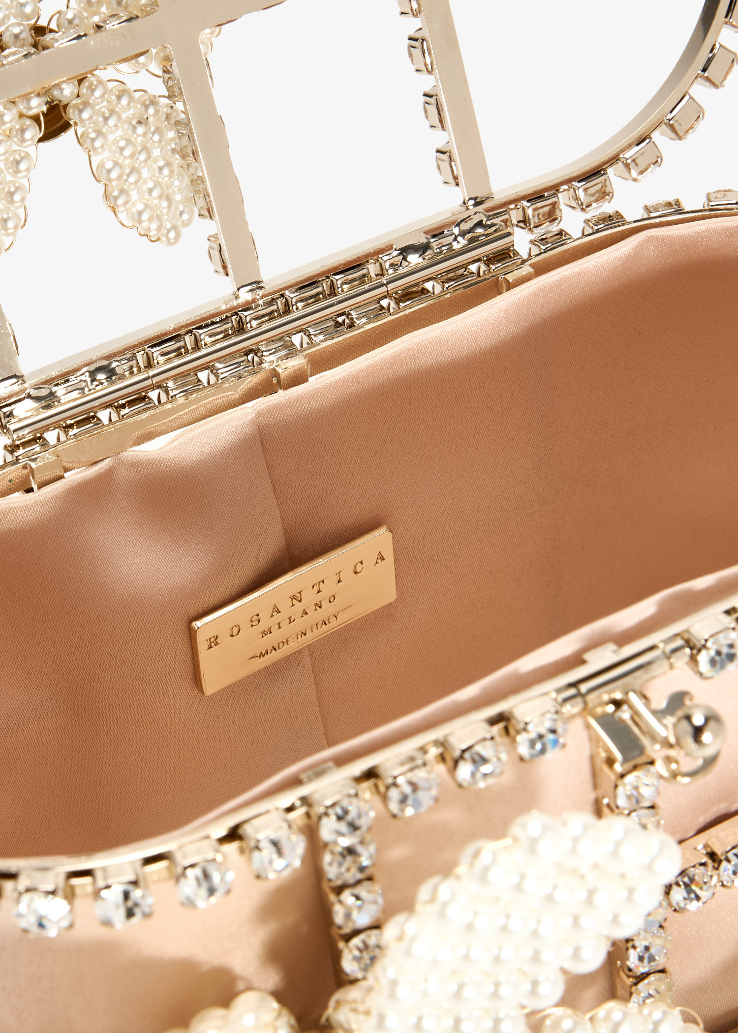 Rosantica Holli Gardenia bag for Women - Gold in Qatar