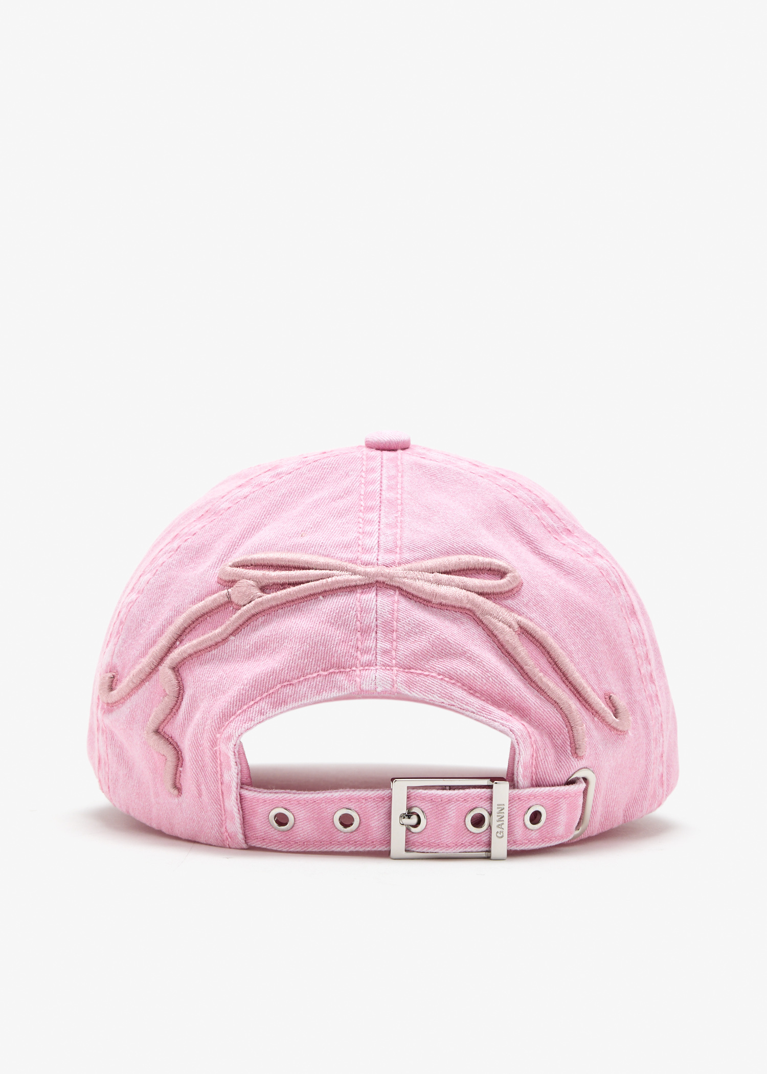 Ganni Logo cap for Women - Pink in UAE | Level Shoes