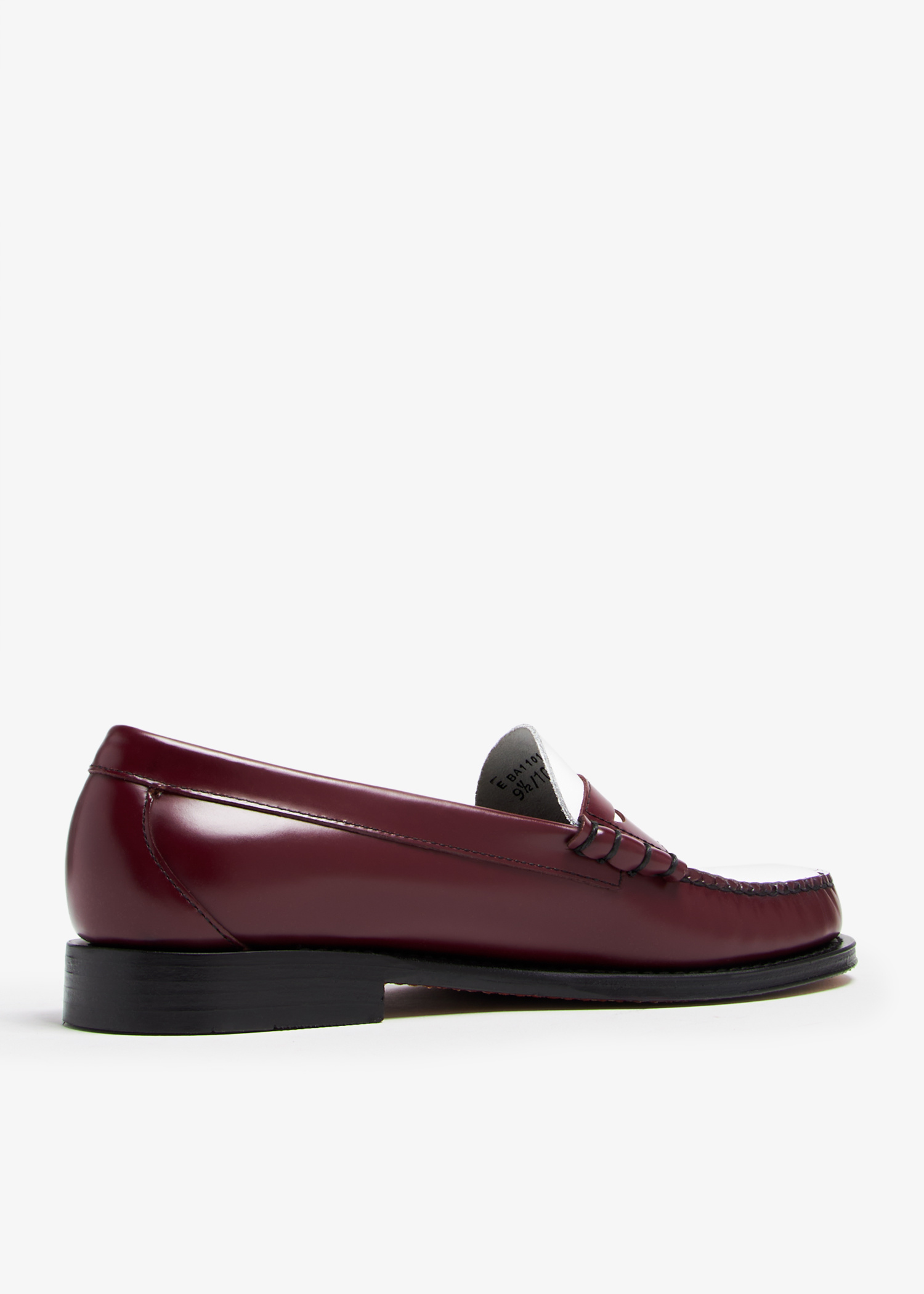 G.H.BASS Larson Weejuns Penny Loafer in Wine, Size 10 Weejuns G H Bass Larson Lug Leather Loafers 9 D Mens Slip  main image 3