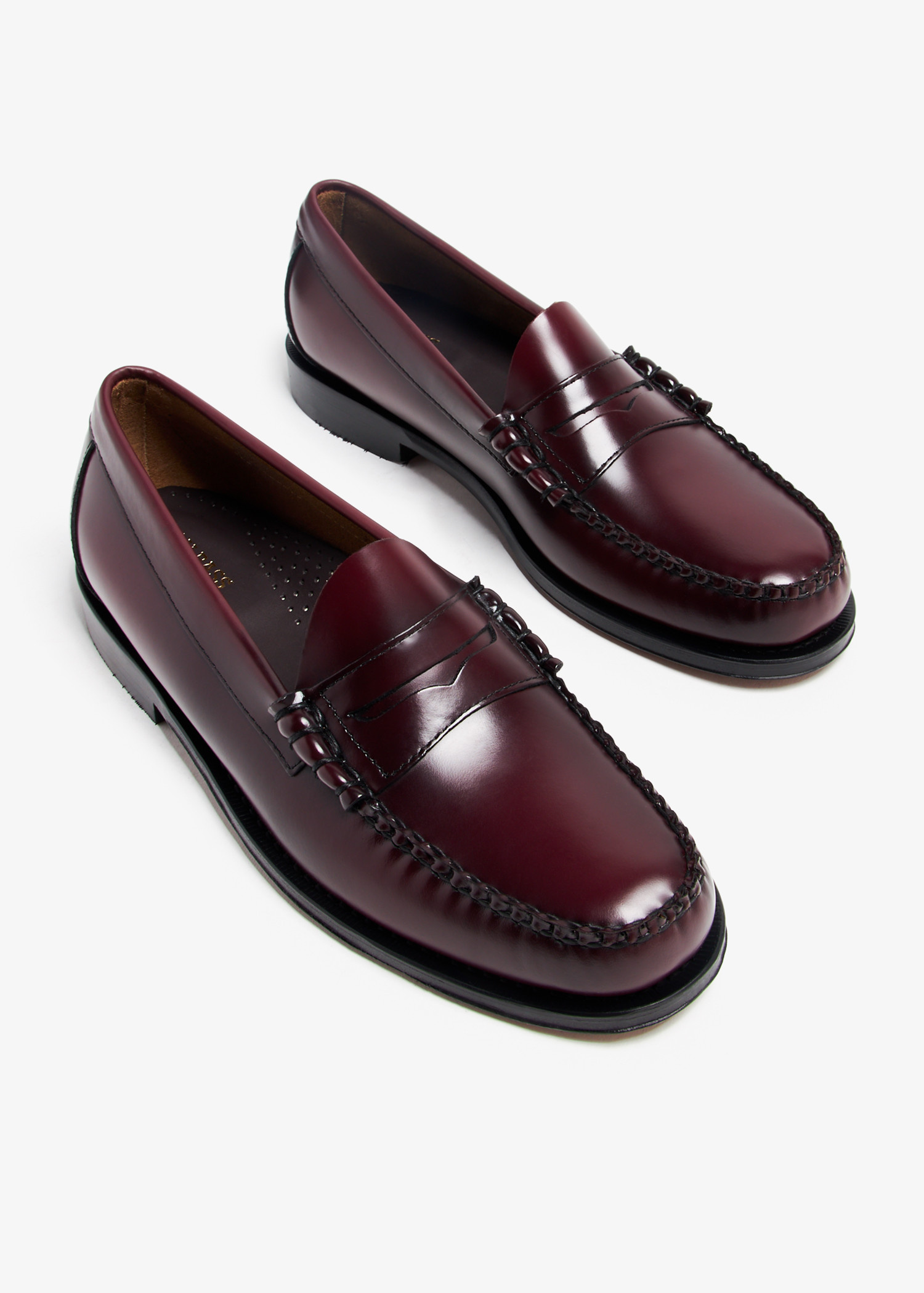 ghbass weejuns バーガンディ　us8 G.H.BASS Weejuns Larson penny loafers for Men - Burgundy in