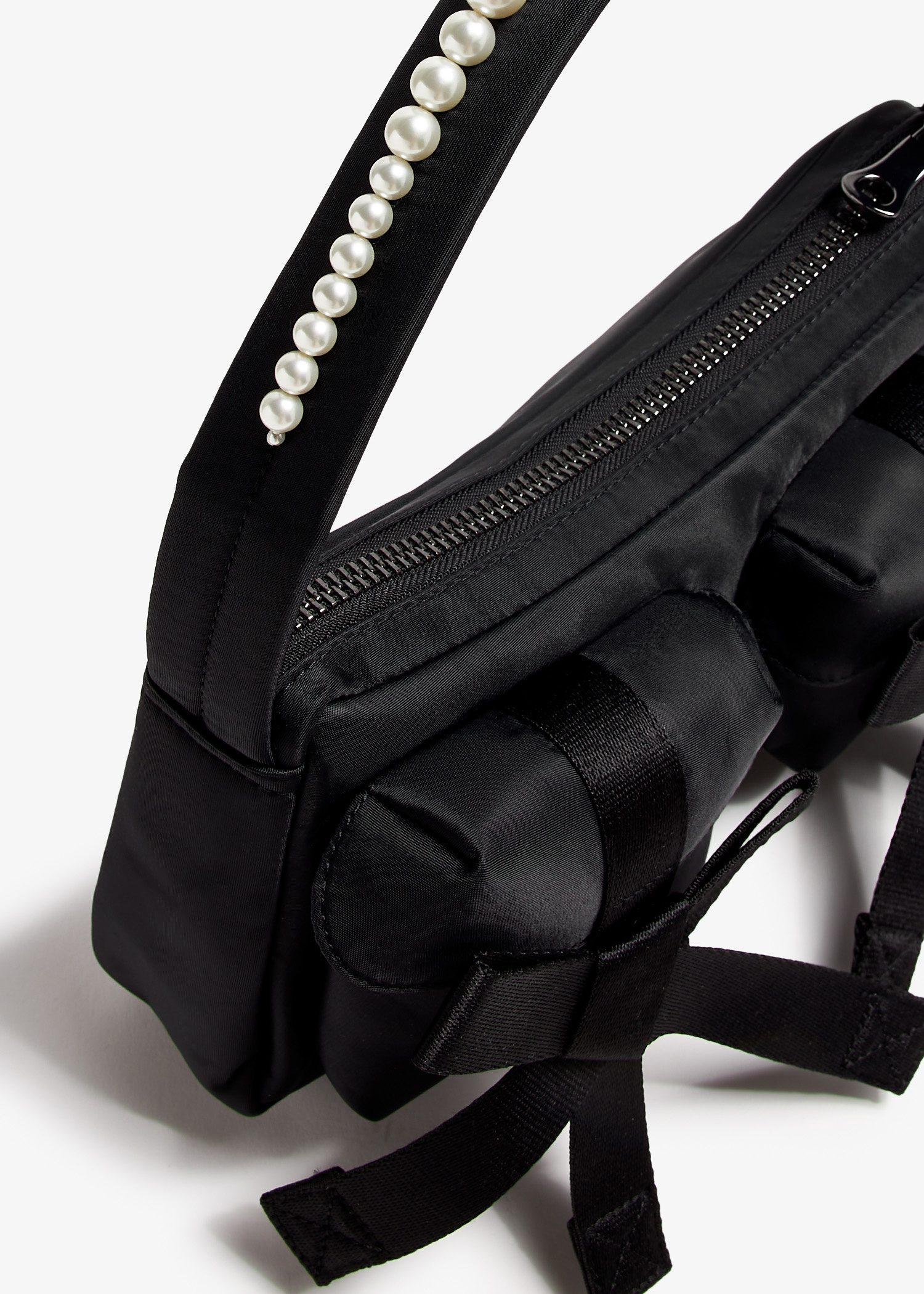 Simone Rocha Beaded Utility Bow pochette bag for Women Simone Rocha Beaded Utility Bow pochette bag for Women