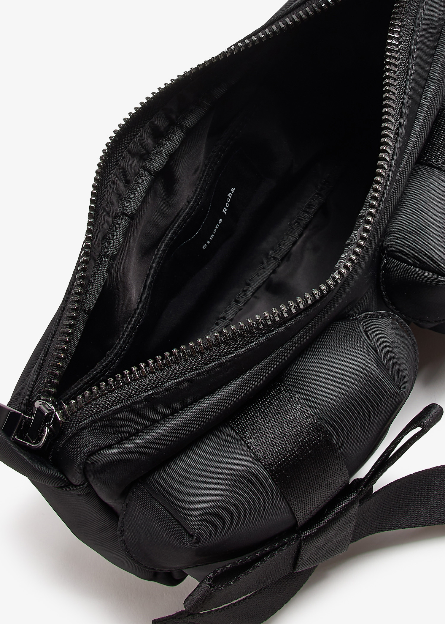 Simone Rocha Beaded Utility Bow pochette bag for Women - Black in