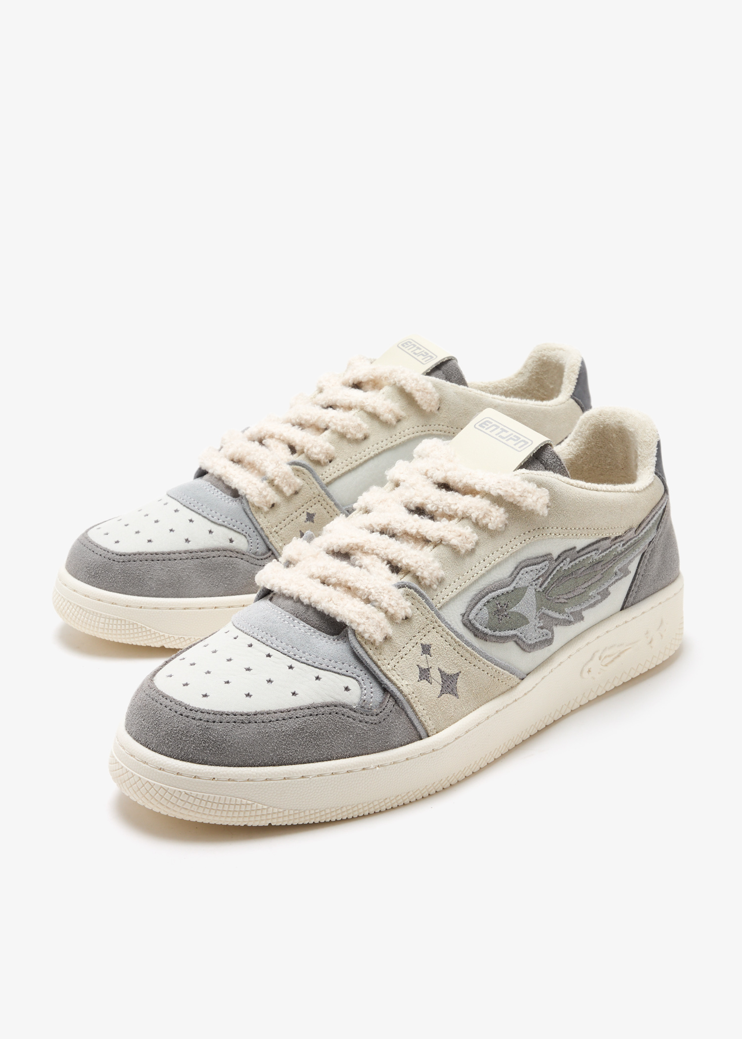 スニーカー ENTERPRISE JAPAN EJ EGG ROCKET - Sneakers (BG4001 S1010) EJ EGG ROCKET WHITE SNEAKERS – Enterprise Japan