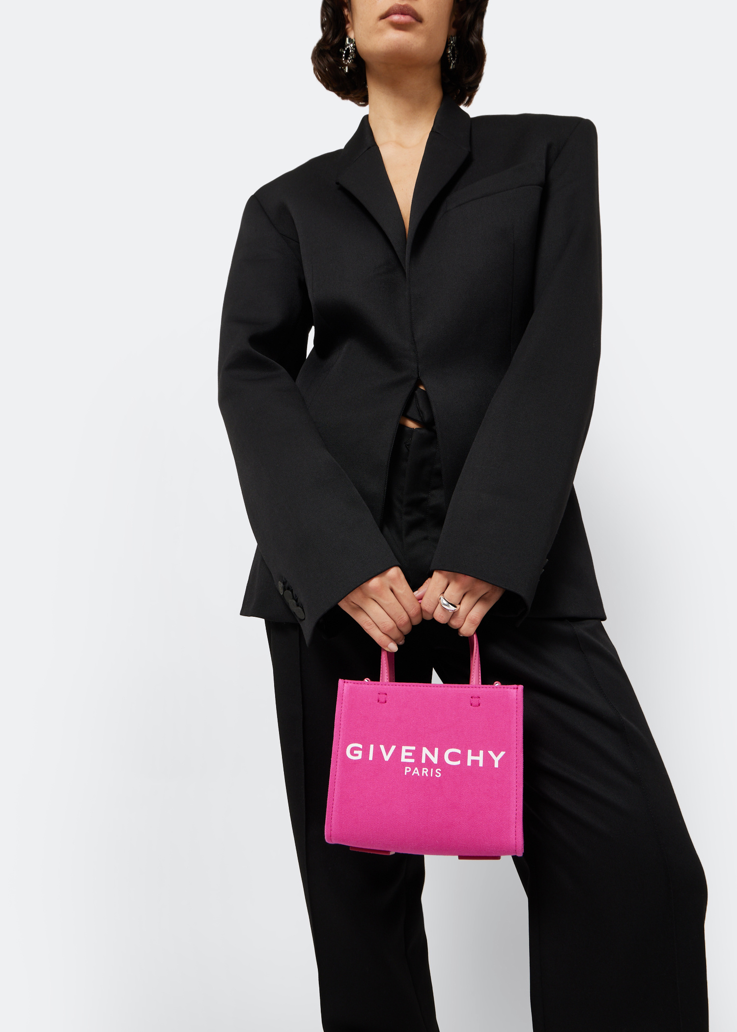 GIVENCHY BB50SSB1Q7105 関税送料込 Givenchy Mini G shopping tote bag for Women - Pink in UAE