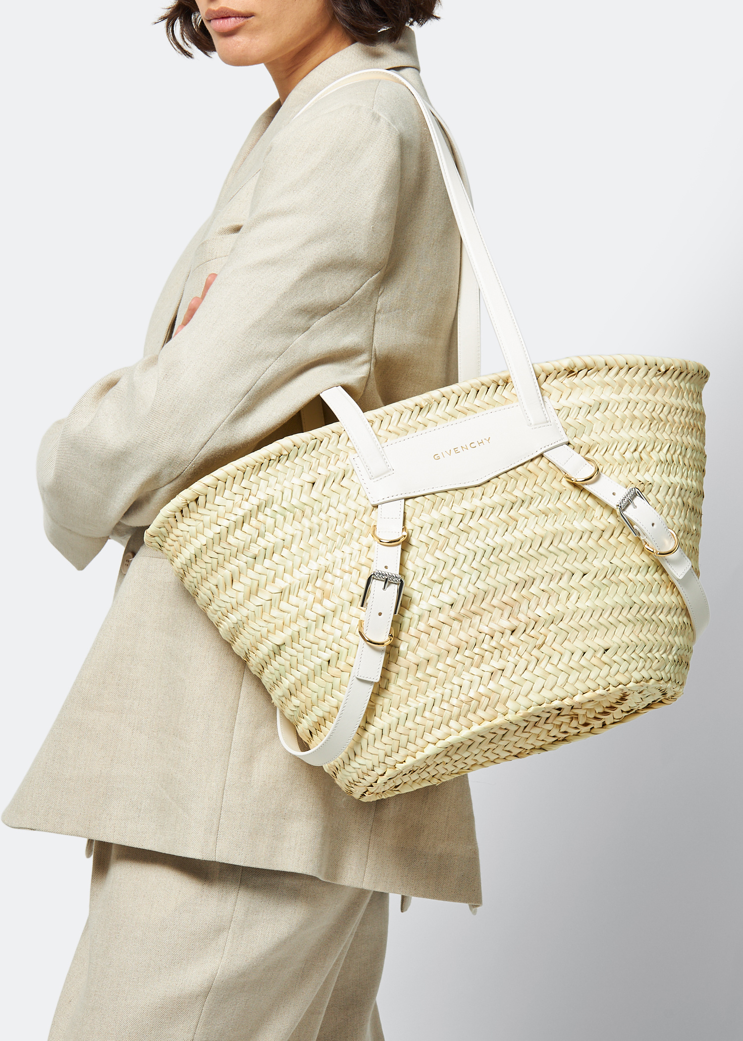 ショルダーバッグ・ポシェット Givenchy \"Medium Voyou\" tote bag Beige Women's Designer Voyou | GIVENCHY US