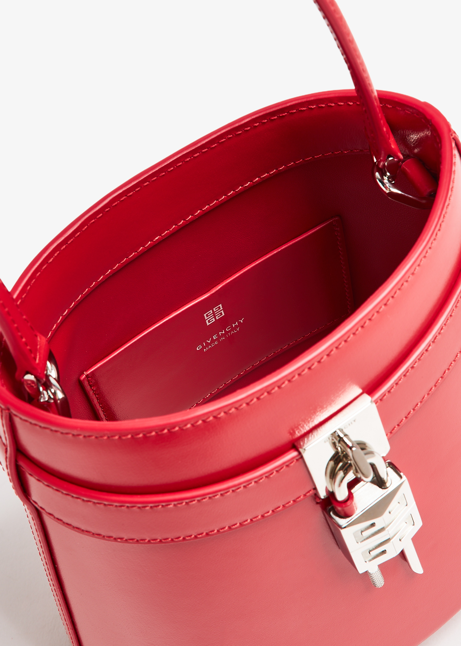 Givenchy Shark Lock bucket bag for Women - Red in UAE | Level Shoes
