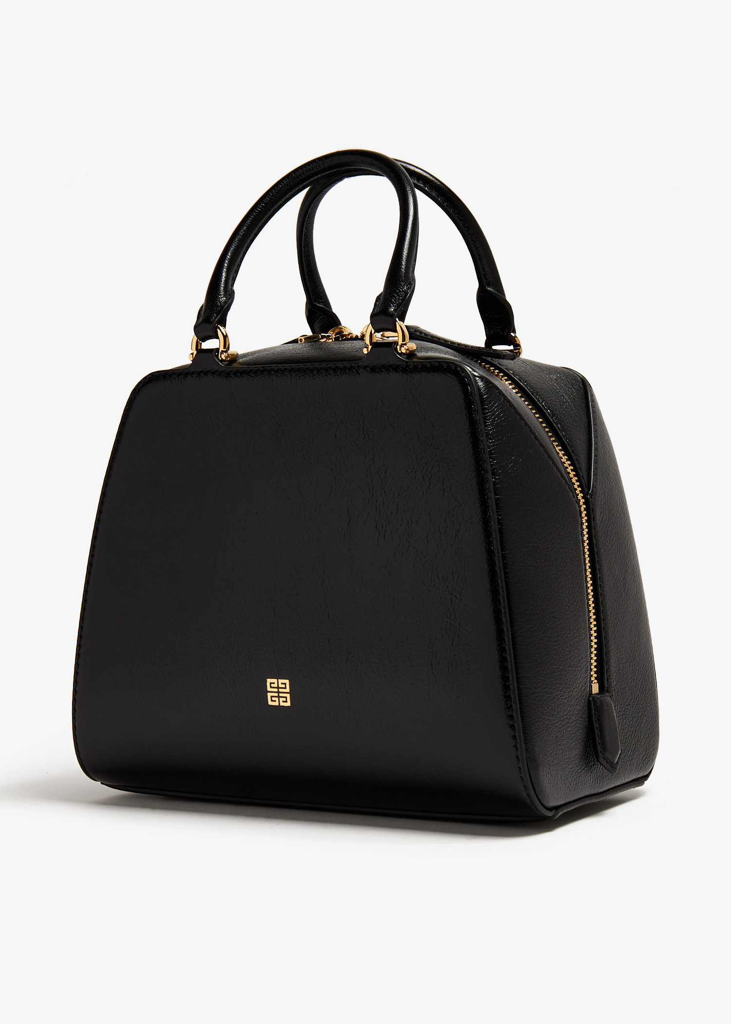 ★GIVENCHY★Antigona Cube Mini Leather Handbag BB50ZBB24B001 Mini Antigona Cube bag in leather in - black | Givenchy US