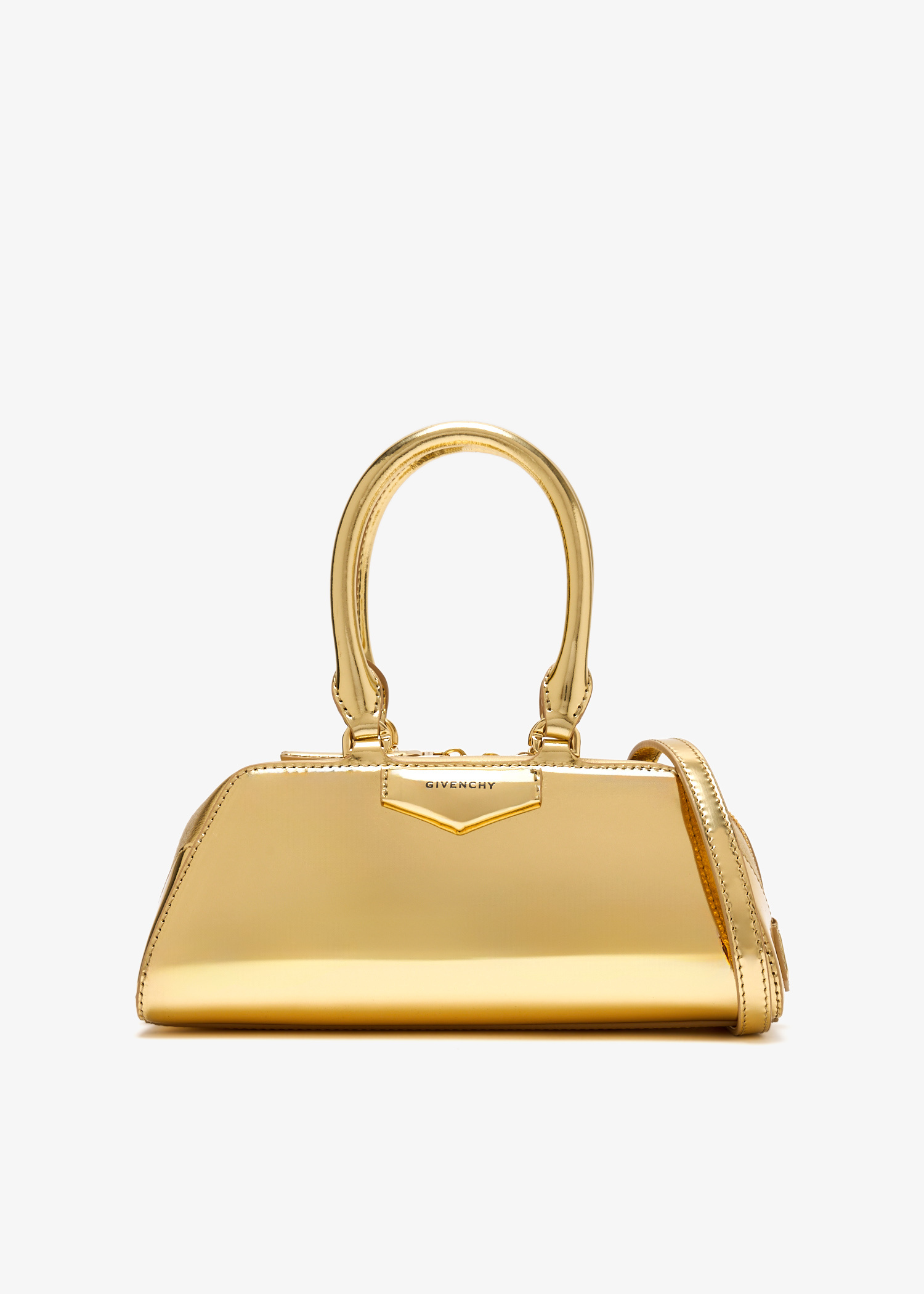 Givenchy Antigona East West mini bag for Women - Gold in UAE