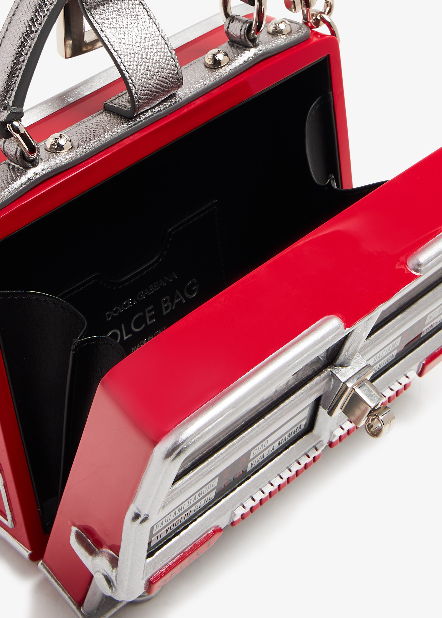 Dolce&Gabbana Juke-Box Dolce Box bag for Women - Silver in