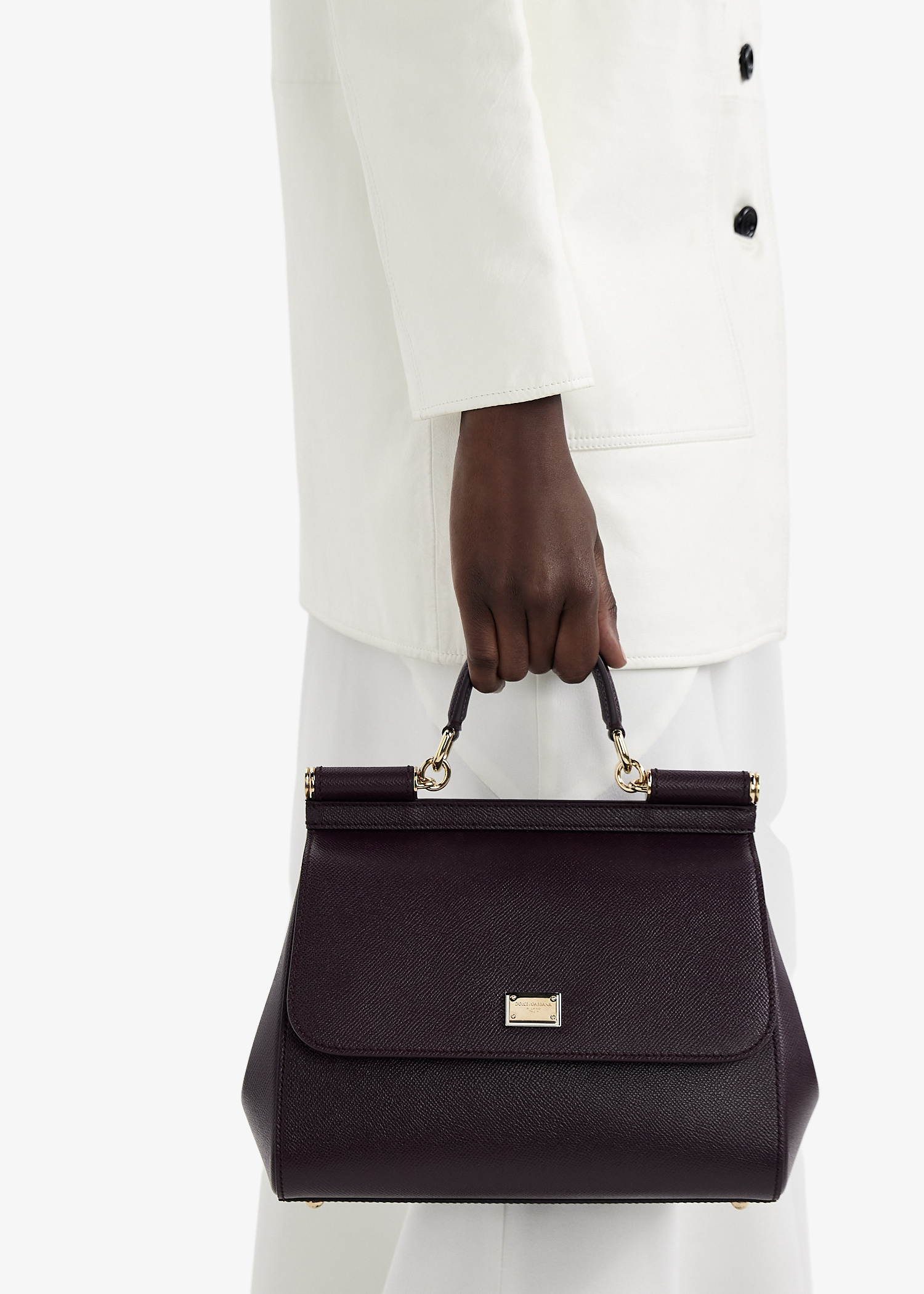 Dolce&Gabbana Large Sicily handbag for Women - Purple in UAE