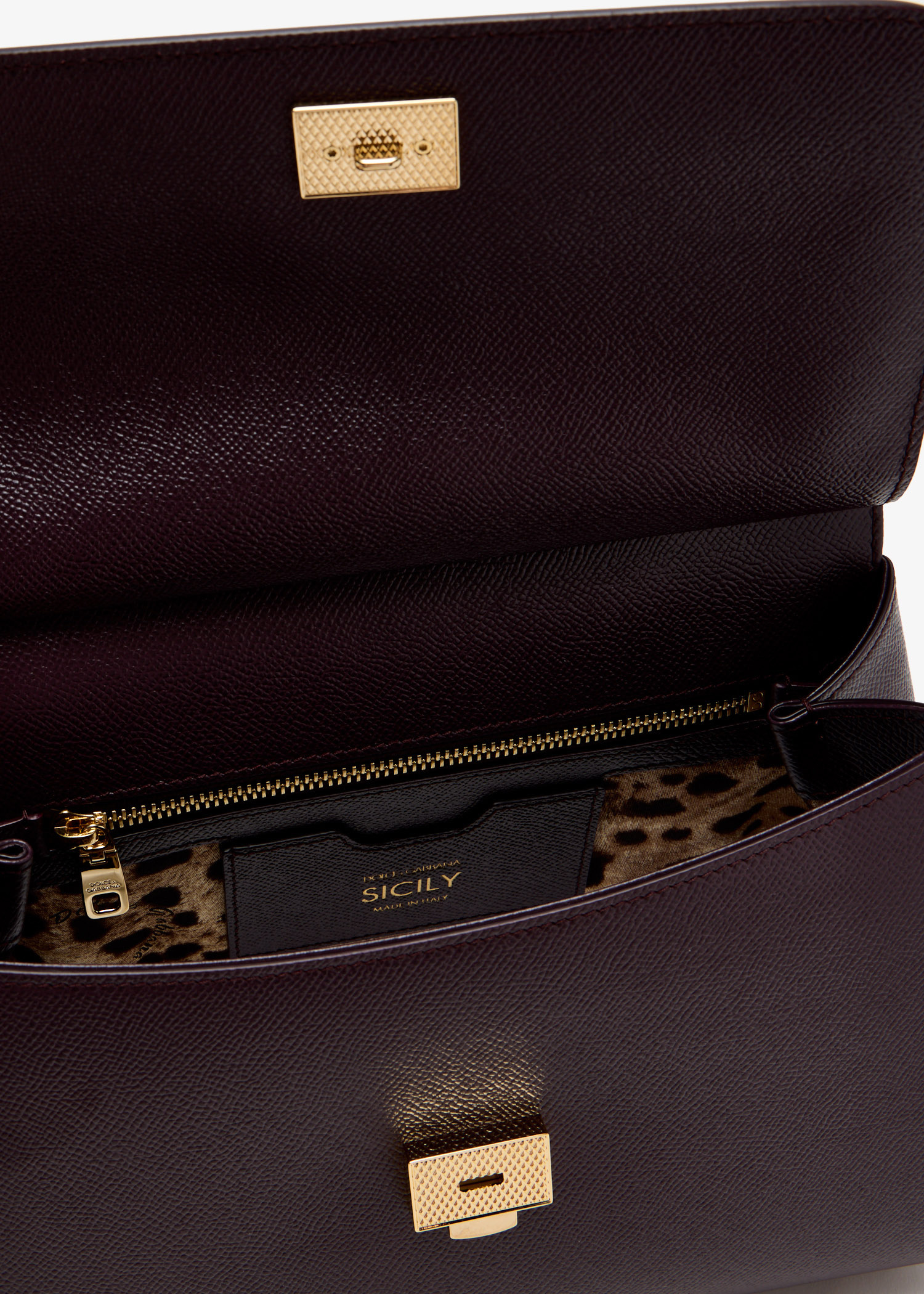 Dolce&Gabbana Large Sicily handbag for Women - Purple in UAE