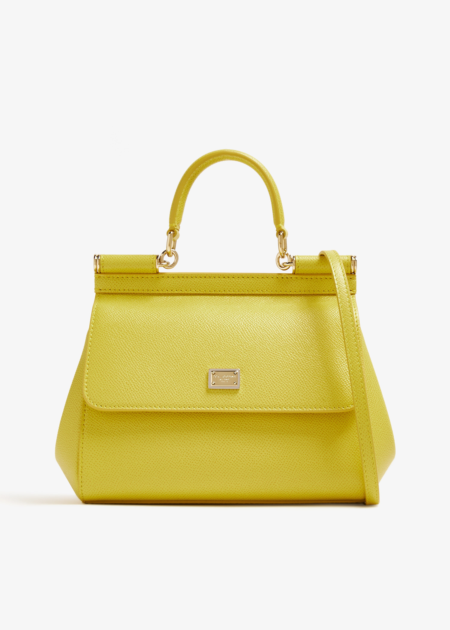 Dolce&Gabbana Medium Sicily handbag for Women - Yellow in
