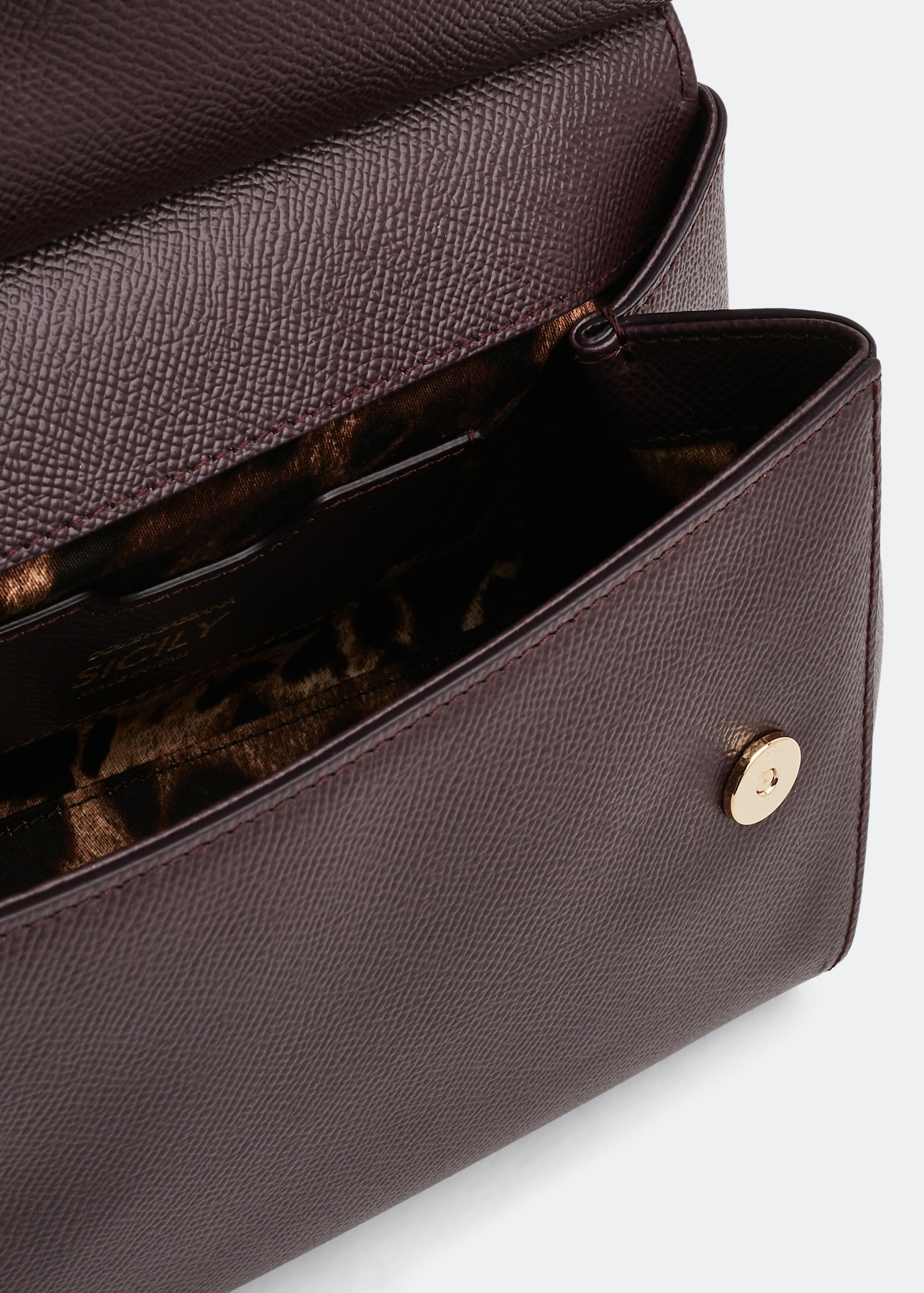 Dolce&Gabbana Sicily top handle bag for Women - Burgundy in