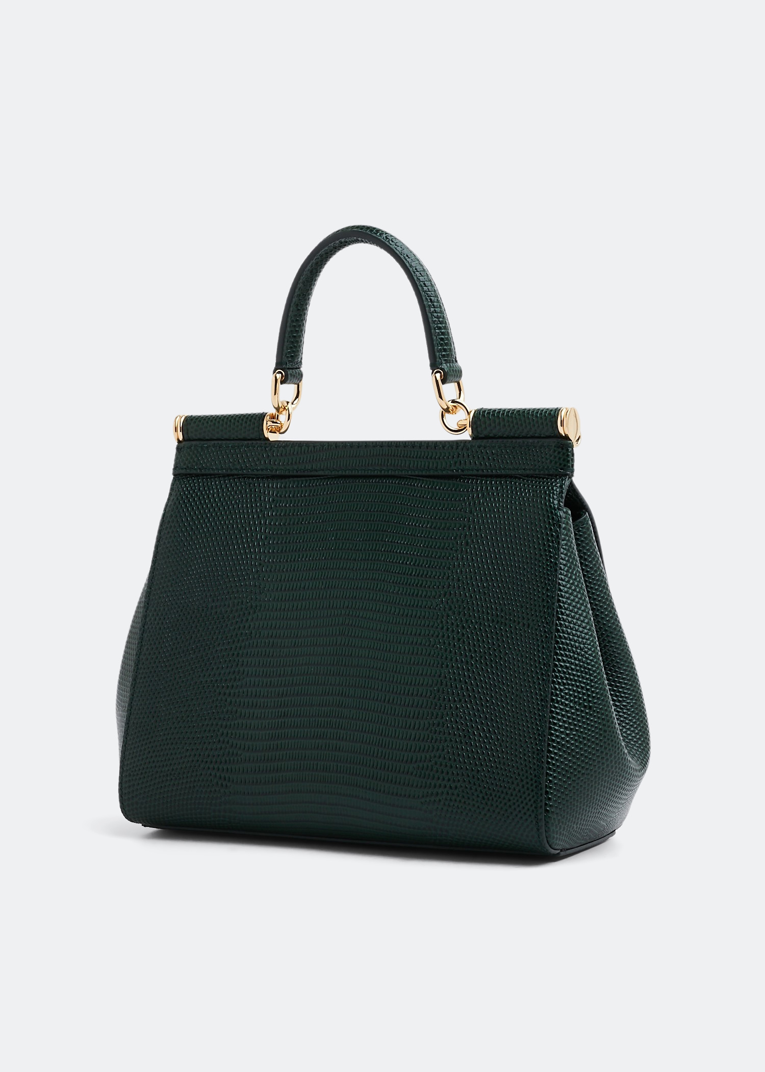 【関税＆送料込み】Dolce & Gabbana Sicily Grande Leather Ha Large Sicily handbag in Black for Women | Dolce&Gabbana® US