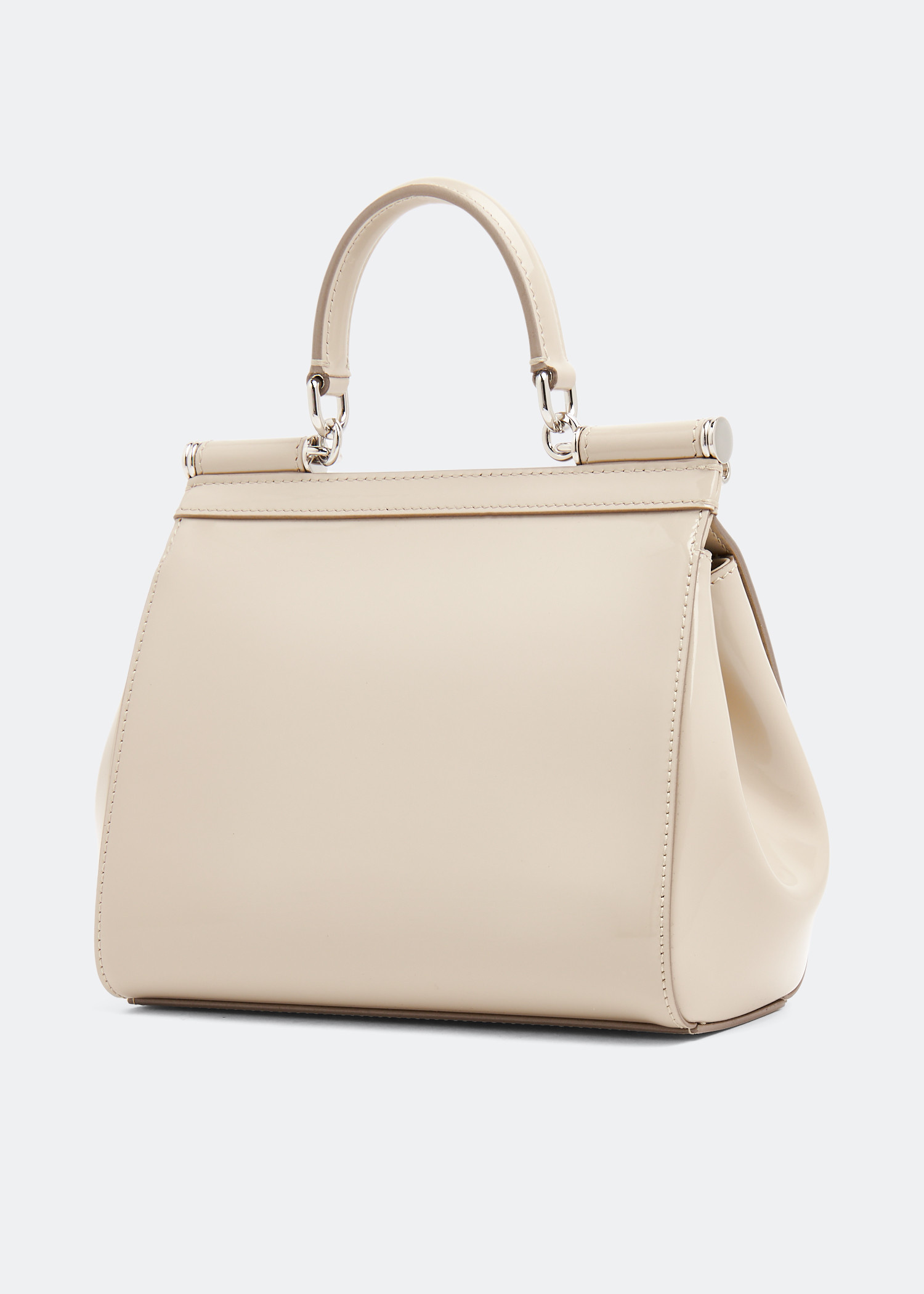 【関税＆送料込み】Dolce & Gabbana Beige Leather My Sicily Beigeのウィメンズ MY SICILY プロンジェカーフスキン