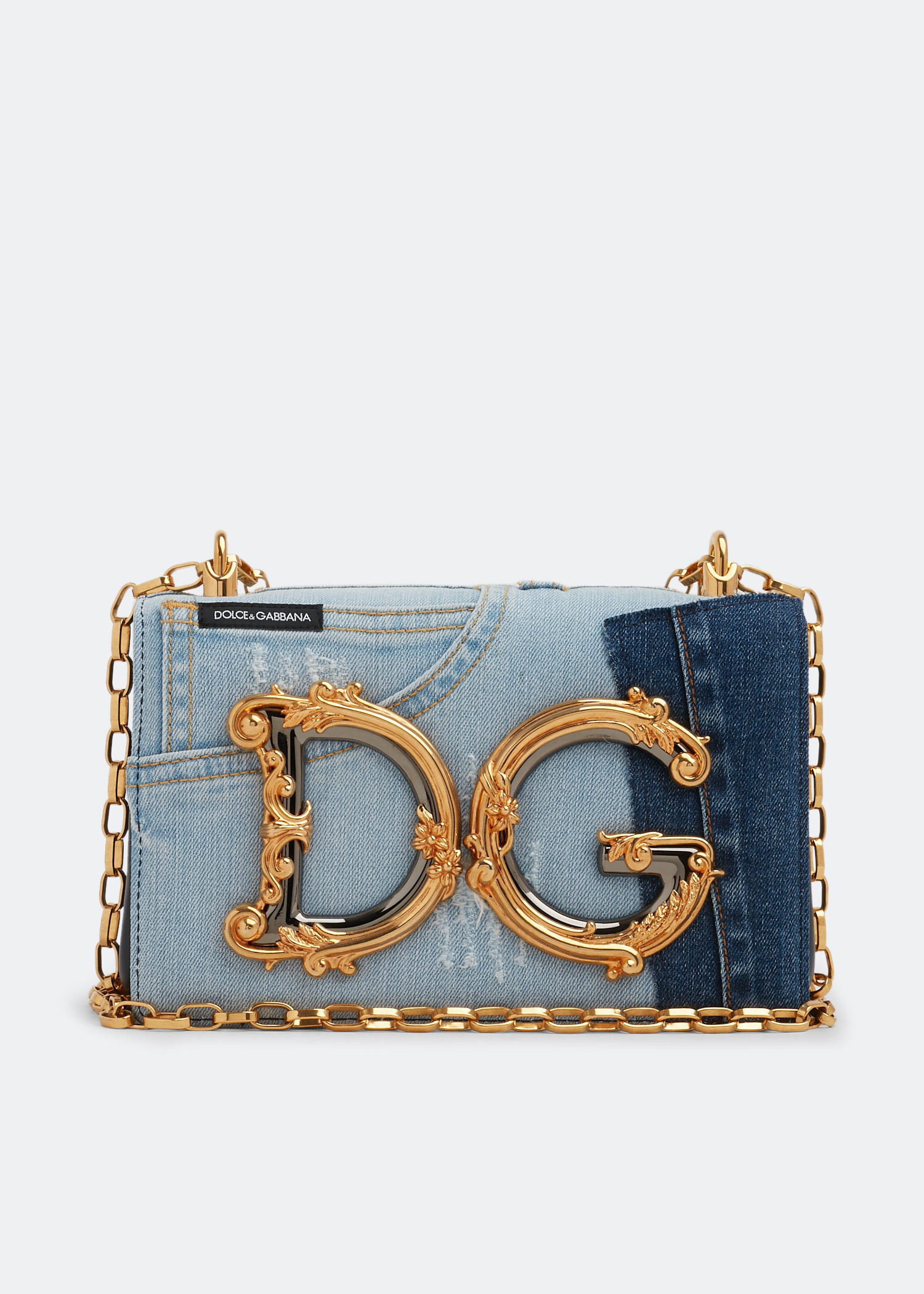 D&G Dolce&Gabbana(本物) 海外　レア♡ Dolce&Gabbana DG Girls 女士包- 蓝色阿联酋| Level Shoes