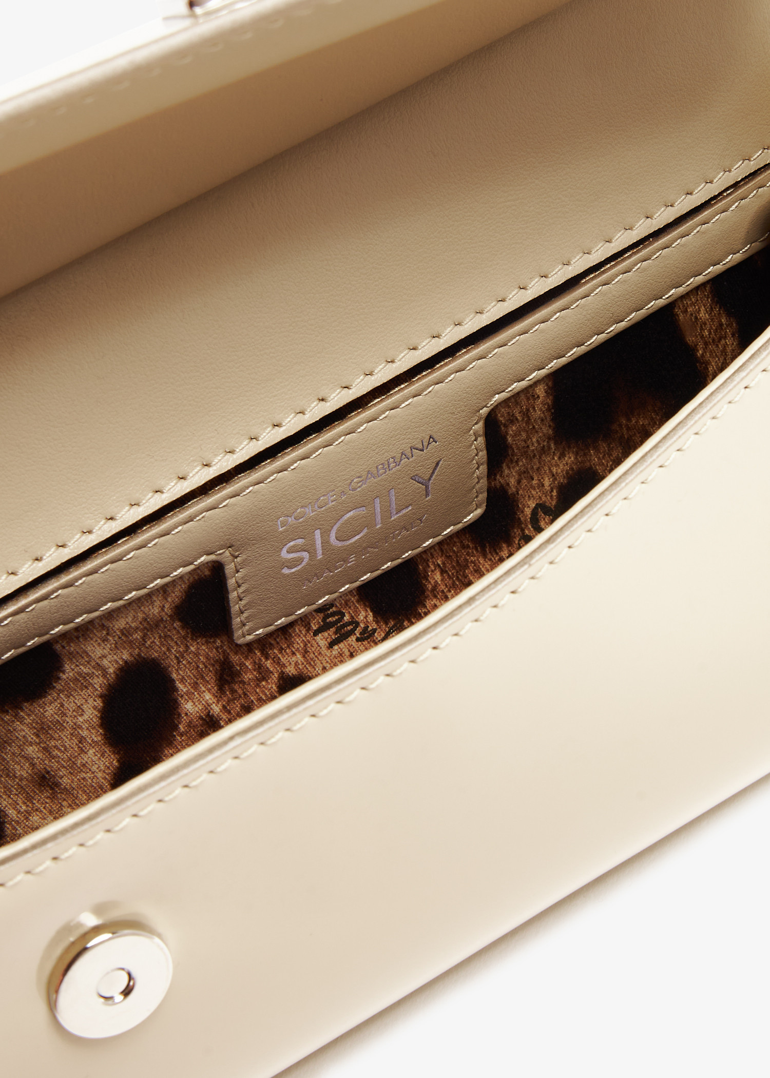 Dolce&Gabbana KIM Small Sicily bag for Women - Beige in UAE
