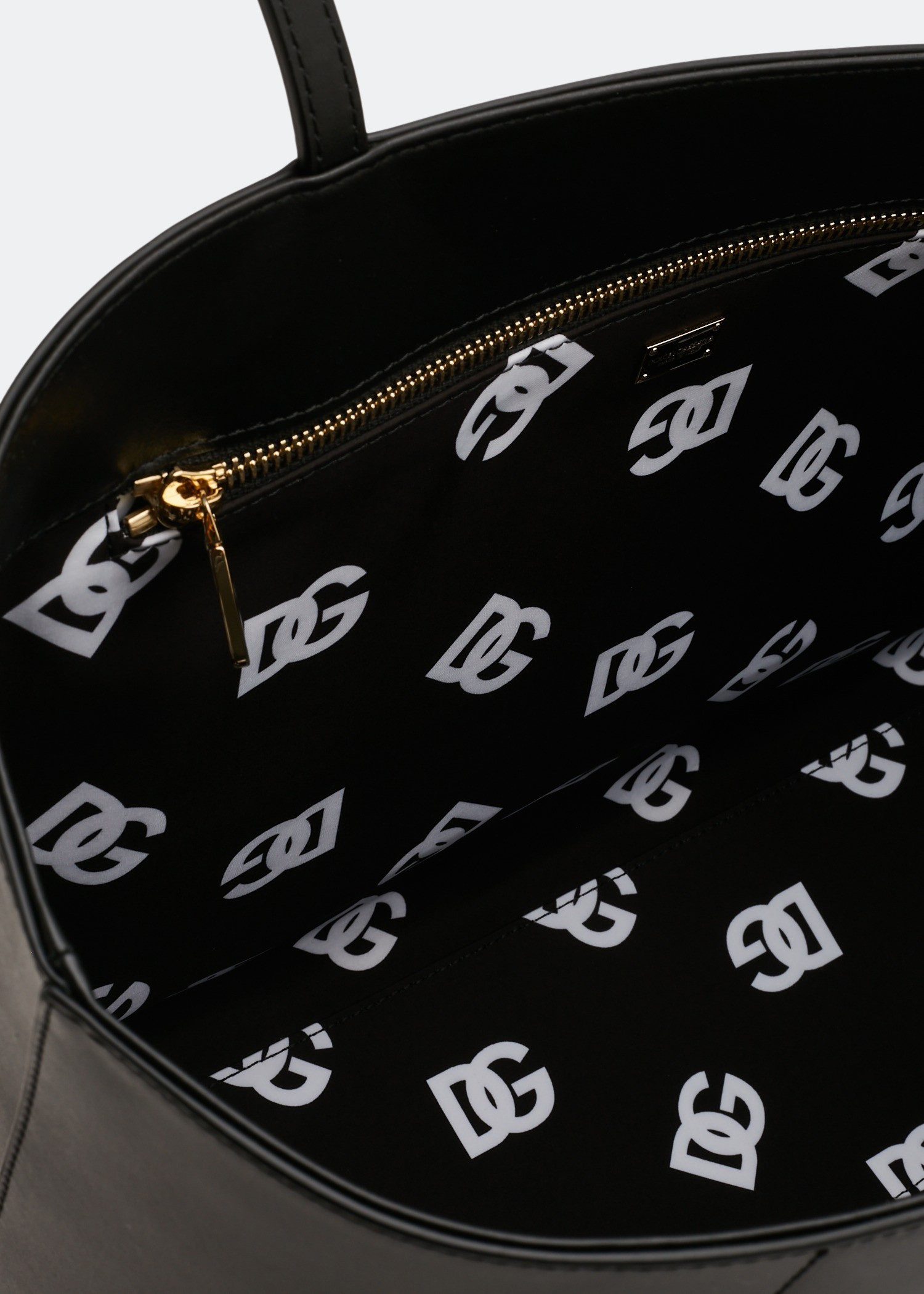Dolce&Gabbana Medium DG logo shopper for Women - Black in