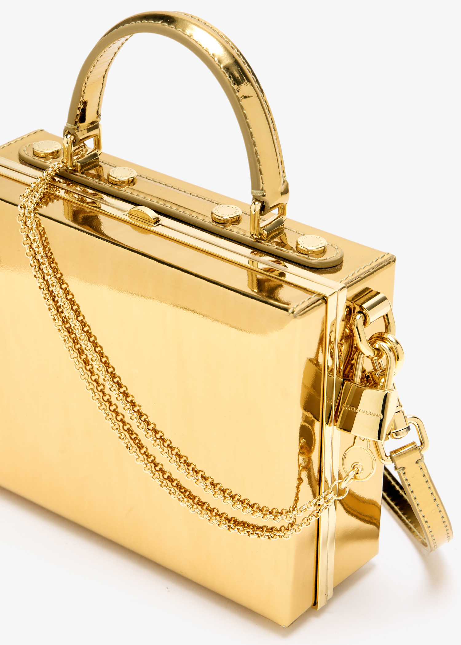 Dolce&Gabbana Dolce Box handbag for Women - Gold in UAE