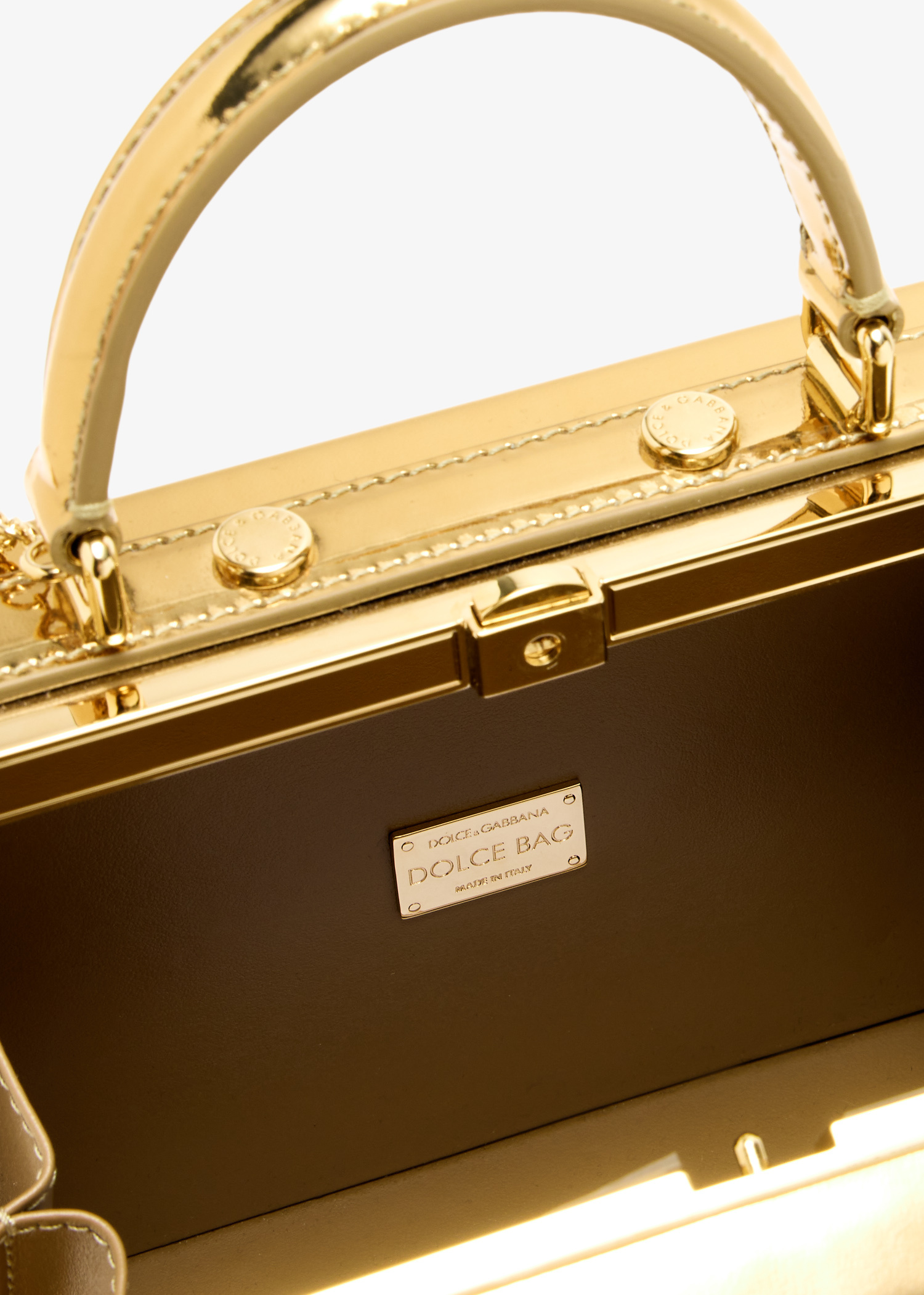 Dolce&Gabbana Dolce Box handbag for Women - Gold in UAE