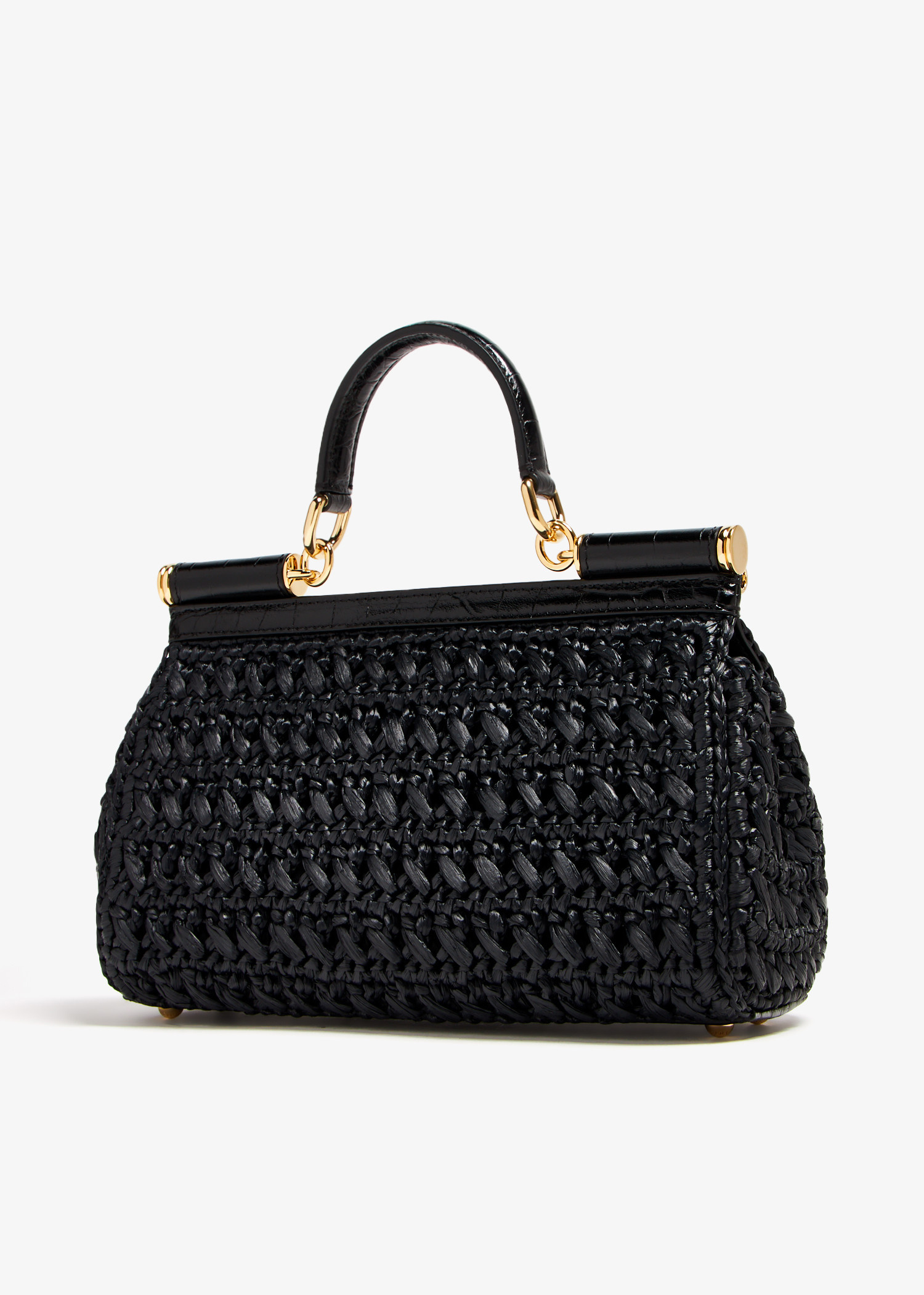 Dolce&Gabbana Elongated Sicily handbag for Women - Black in