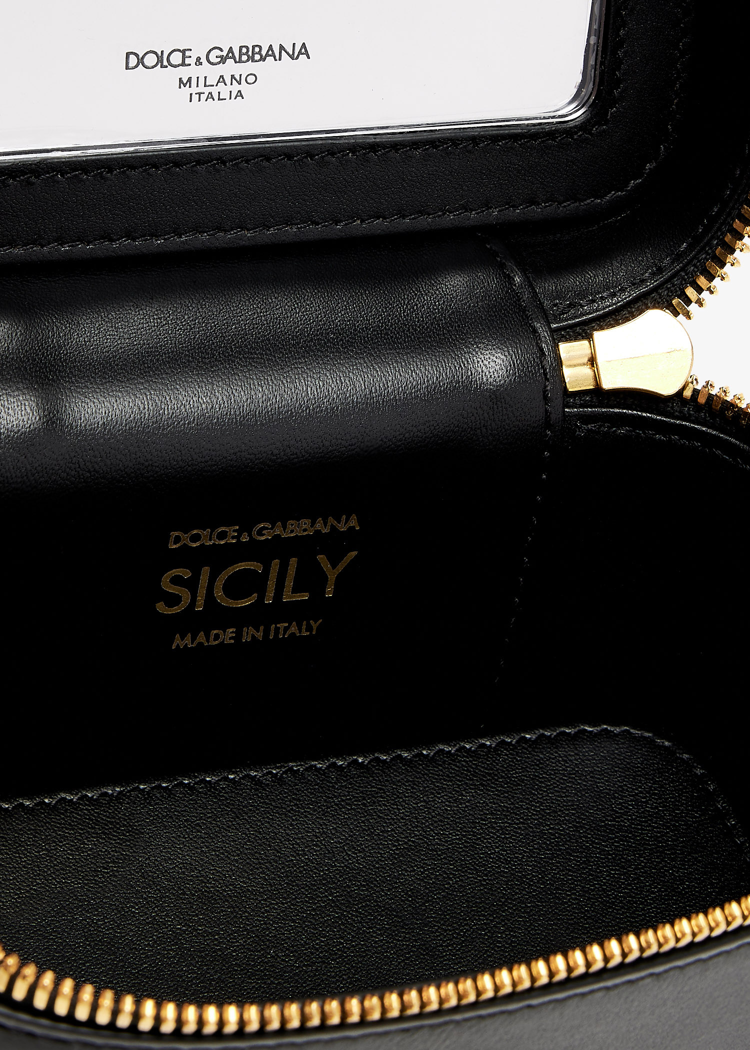Dolce&Gabbana Sicily Cube vanity bag for Women - Black in