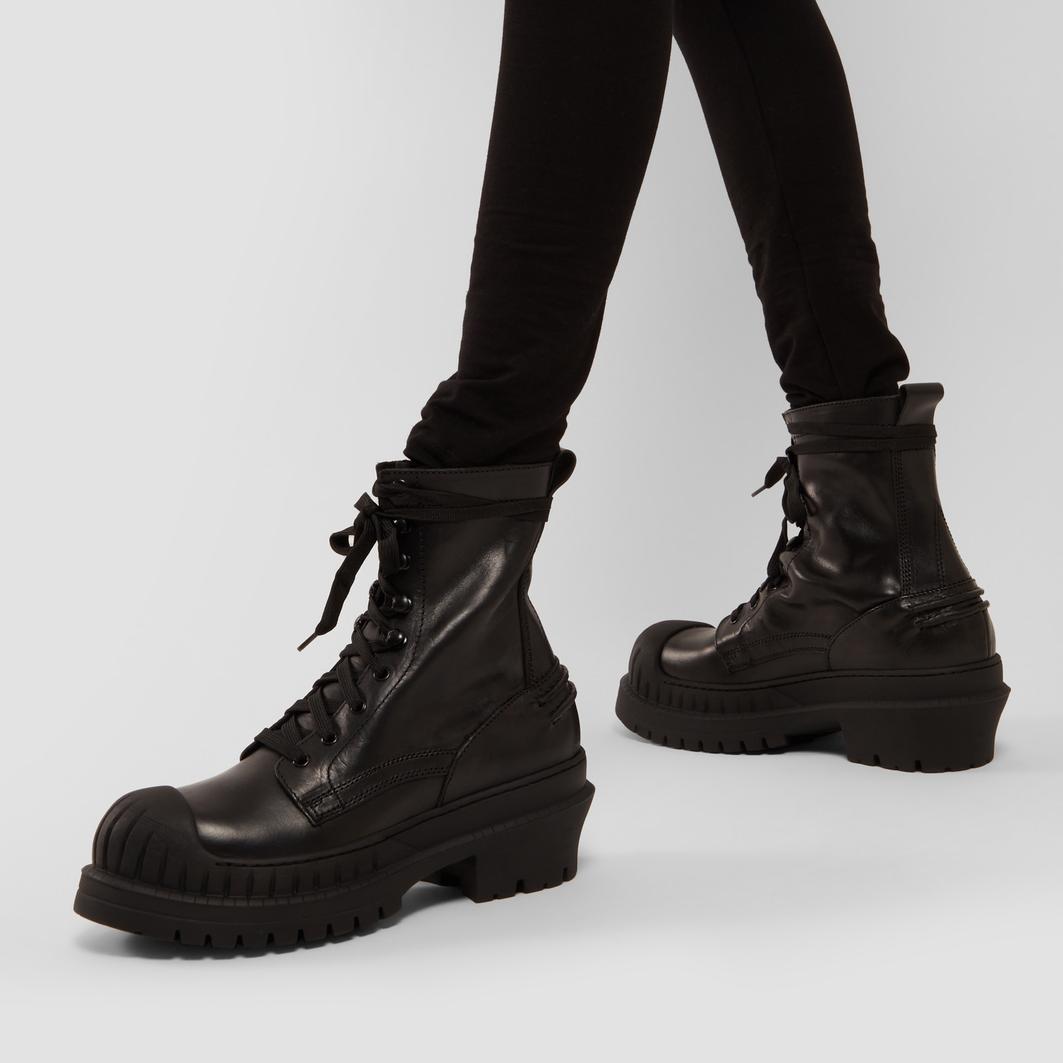 Acne Studios Lug sole ankle boots for Men - Black in KSA | Level Shoes