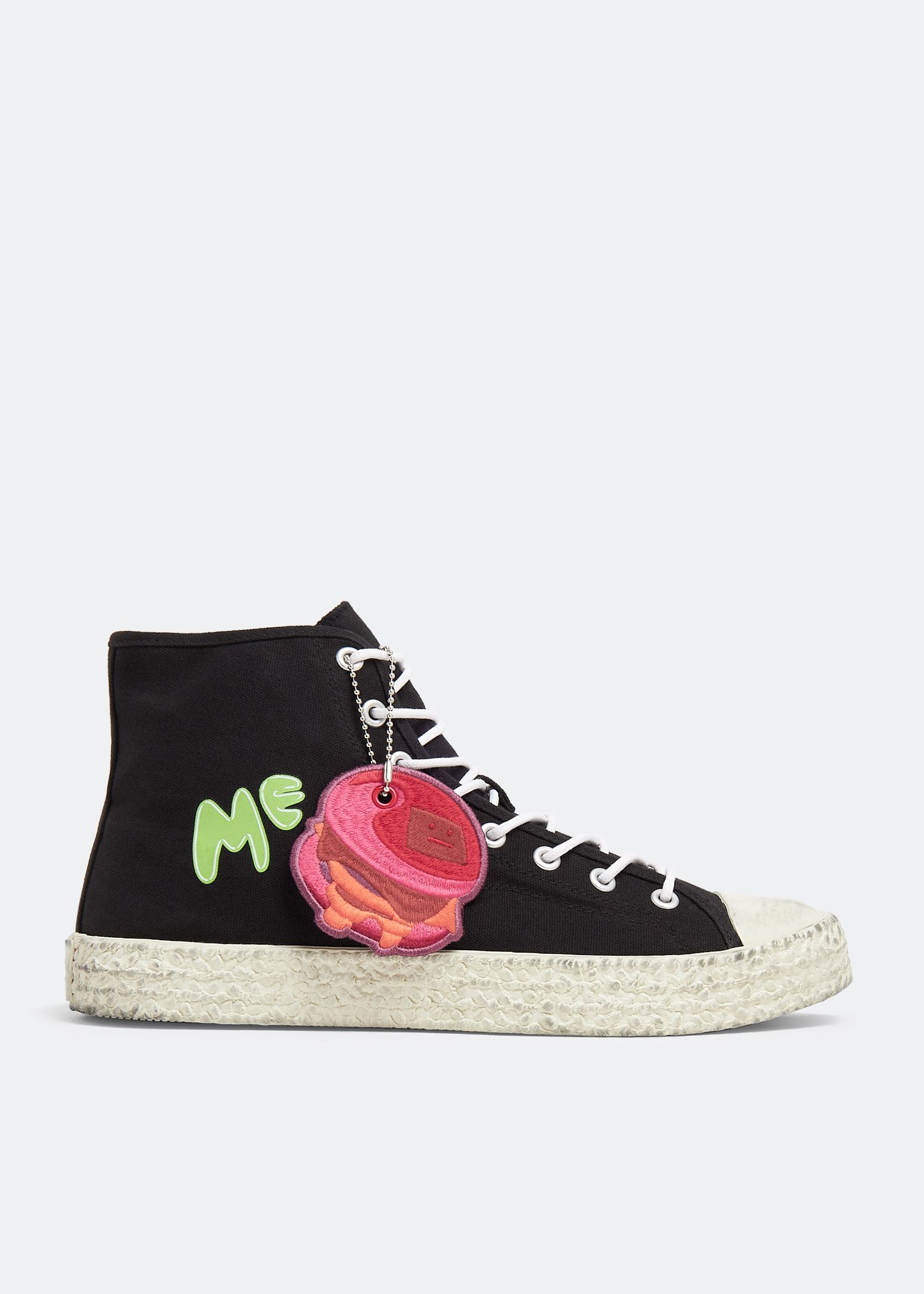 Acne Studios Burger high-top sneakers for Men - Black in UAE