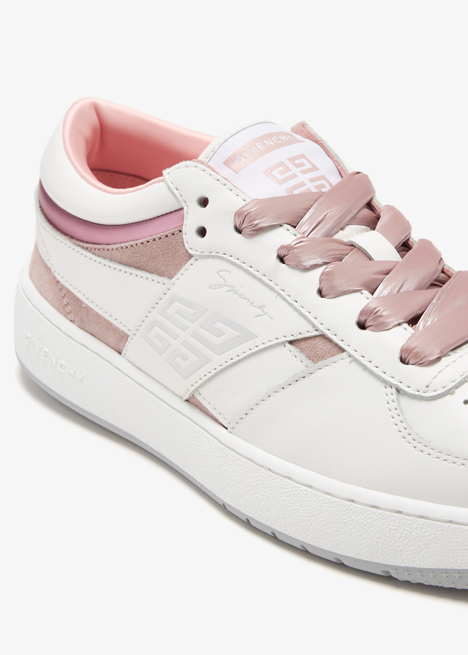 【関税込み】Givenchy ホワイト＆ピンク G Move スニーカー G Move sneakers in mixed leathers in - white/pink | Givenchy US