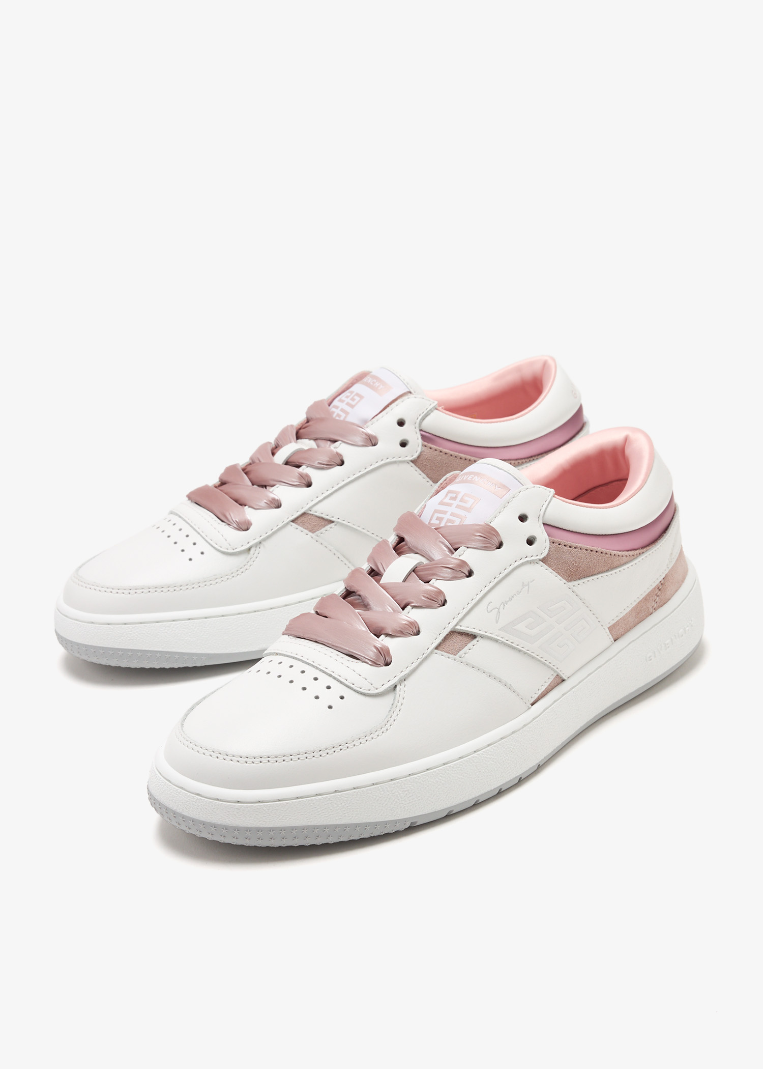 【関税込み】Givenchy ホワイト＆ピンク G Move スニーカー G Move sneakers in mixed leathers in - white/pink | Givenchy US
