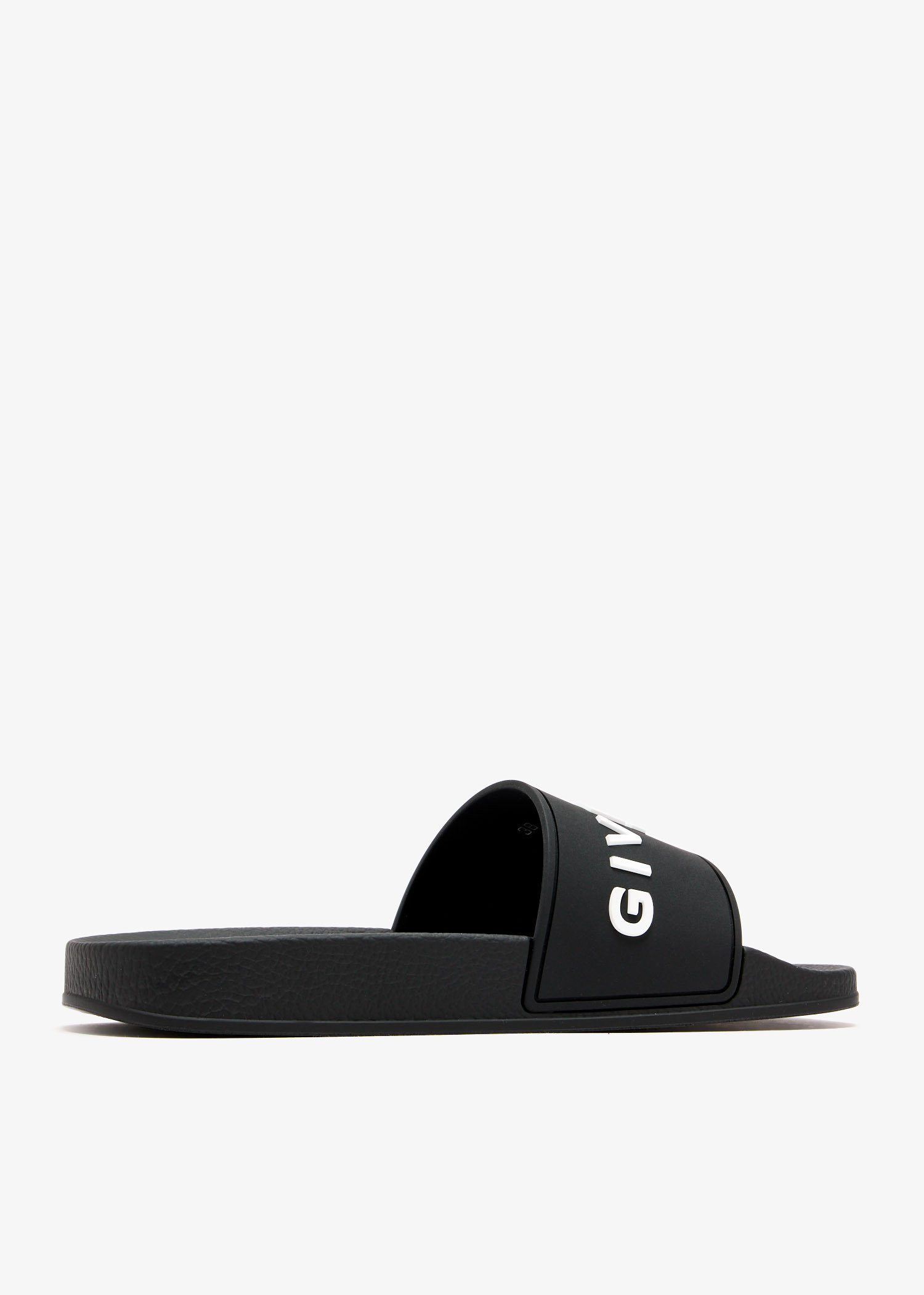 Givenchy Logo slides for Women Black in UAE Level Shoes
