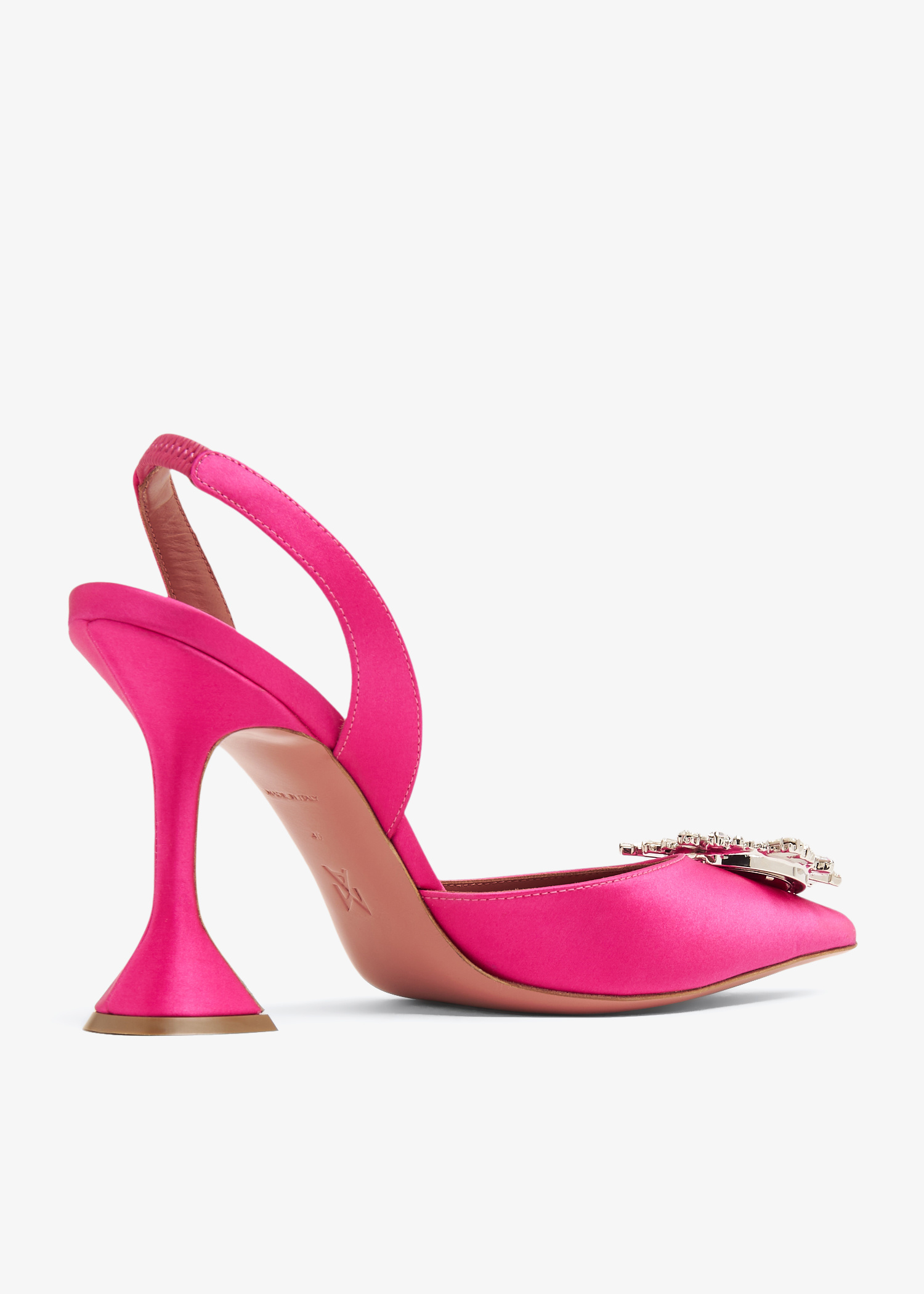 【関税込み】Amina Muaddi ヒール Amina Muaddi 95mm Begum Pumps | White | FARFETCH HK